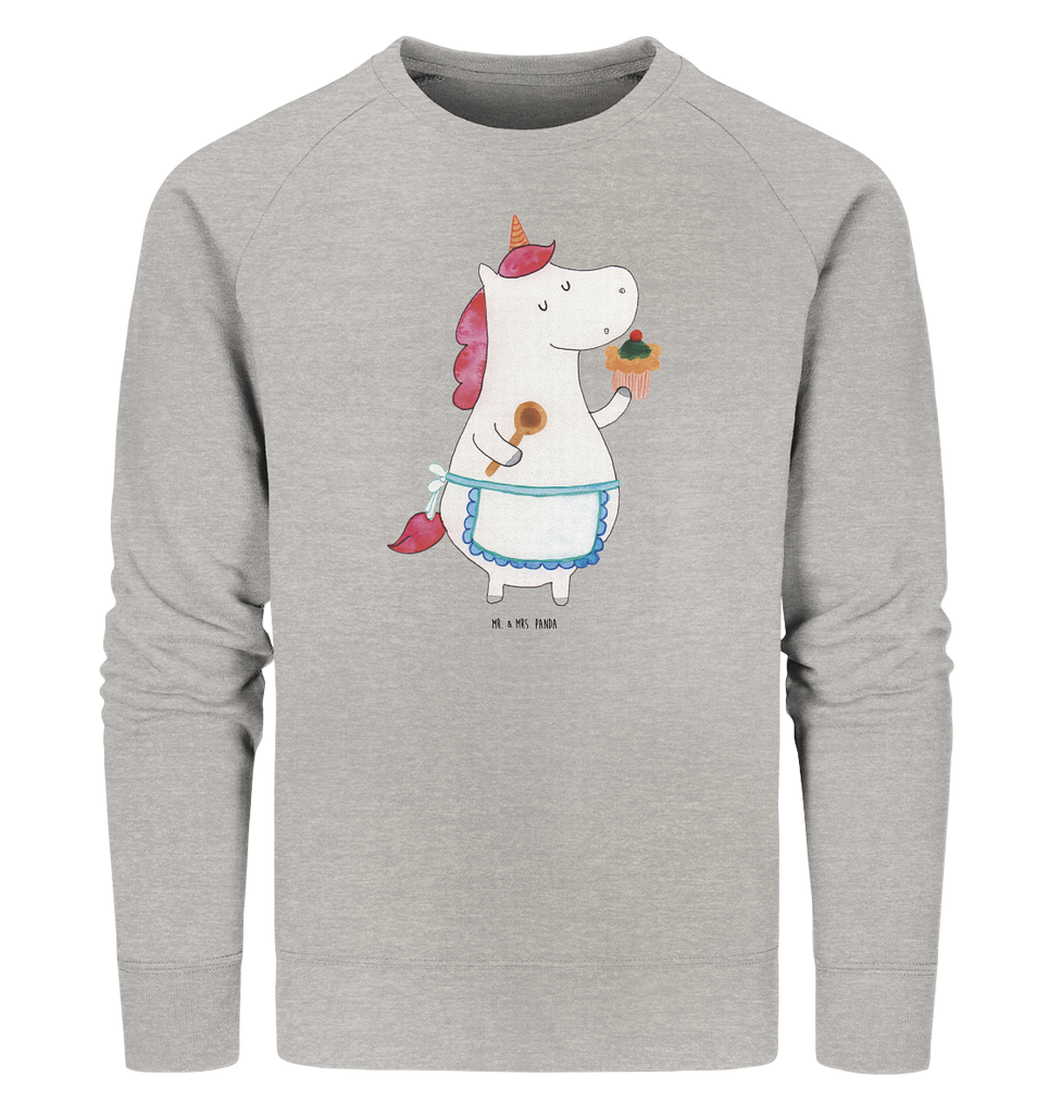 Organic Pullover Einhorn Küchenfee Pullover, Pullover Männer, Pullover Frauen, Sweatshirt, Sweatshirt Männer, Sweatshirt Frauen, Unisex, Einhorn, Einhörner, Einhorn Deko, Pegasus, Unicorn, backen, Muffin, Motivation, Träumer, träumen, Bäckerin, Hobbykoch, Koch, Torte, Kuchen