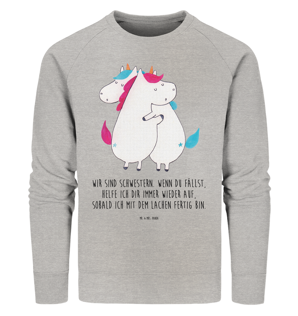 Organic Pullover Einhörner Umarmen Pullover, Pullover Männer, Pullover Frauen, Sweatshirt, Sweatshirt Männer, Sweatshirt Frauen, Unisex, Einhorn, Einhörner, Einhorn Deko, Pegasus, Unicorn, Freundinnen, Freundin, BFF, Schwester, Schwestern, Familie, Geschwister, Sister, Liebe