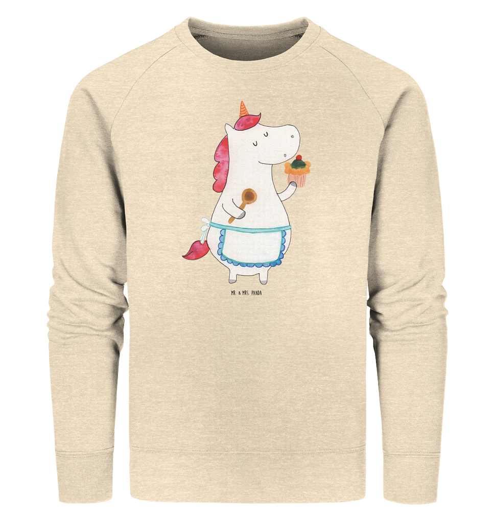 Organic Pullover Einhorn Küchenfee Pullover, Pullover Männer, Pullover Frauen, Sweatshirt, Sweatshirt Männer, Sweatshirt Frauen, Unisex, Einhorn, Einhörner, Einhorn Deko, Pegasus, Unicorn, backen, Muffin, Motivation, Träumer, träumen, Bäckerin, Hobbykoch, Koch, Torte, Kuchen