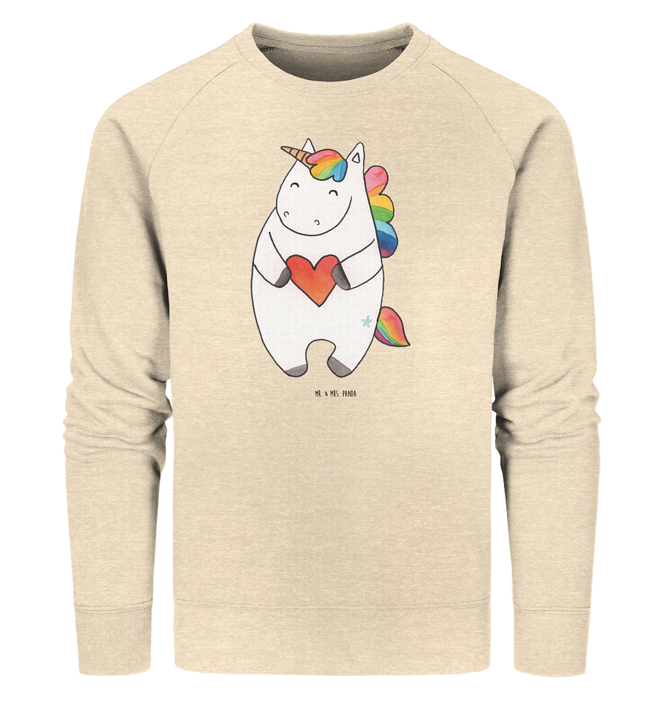 Organic Pullover Einhorn Herz Pullover, Pullover Männer, Pullover Frauen, Sweatshirt, Sweatshirt Männer, Sweatshirt Frauen, Unisex, Einhorn, Einhörner, Einhorn Deko, Pegasus, Unicorn, Herz, schlimm, böse, witzig, lustig, Freundin, anders, bunt