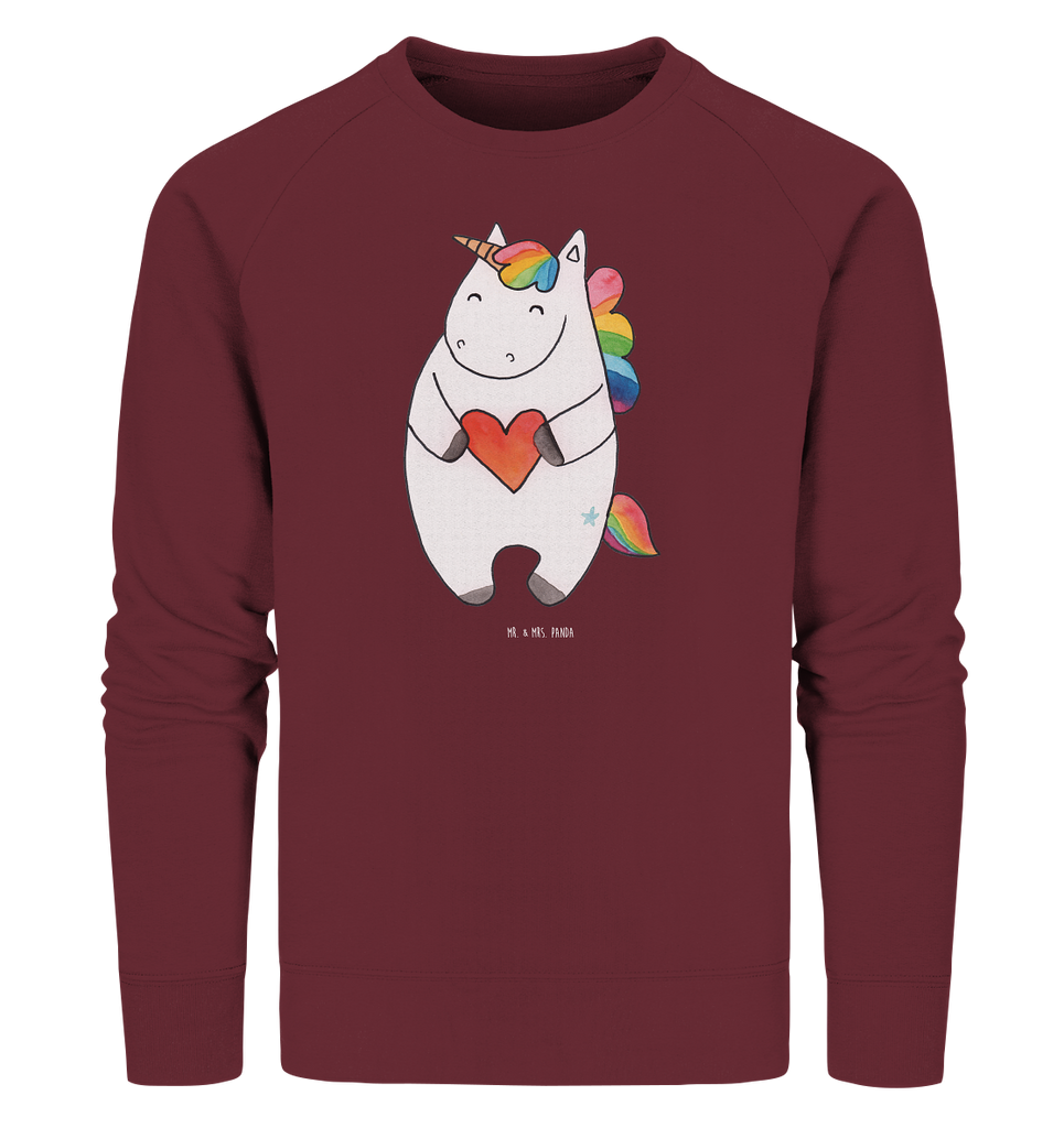 Organic Pullover Einhorn Herz Pullover, Pullover Männer, Pullover Frauen, Sweatshirt, Sweatshirt Männer, Sweatshirt Frauen, Unisex, Einhorn, Einhörner, Einhorn Deko, Pegasus, Unicorn, Herz, schlimm, böse, witzig, lustig, Freundin, anders, bunt