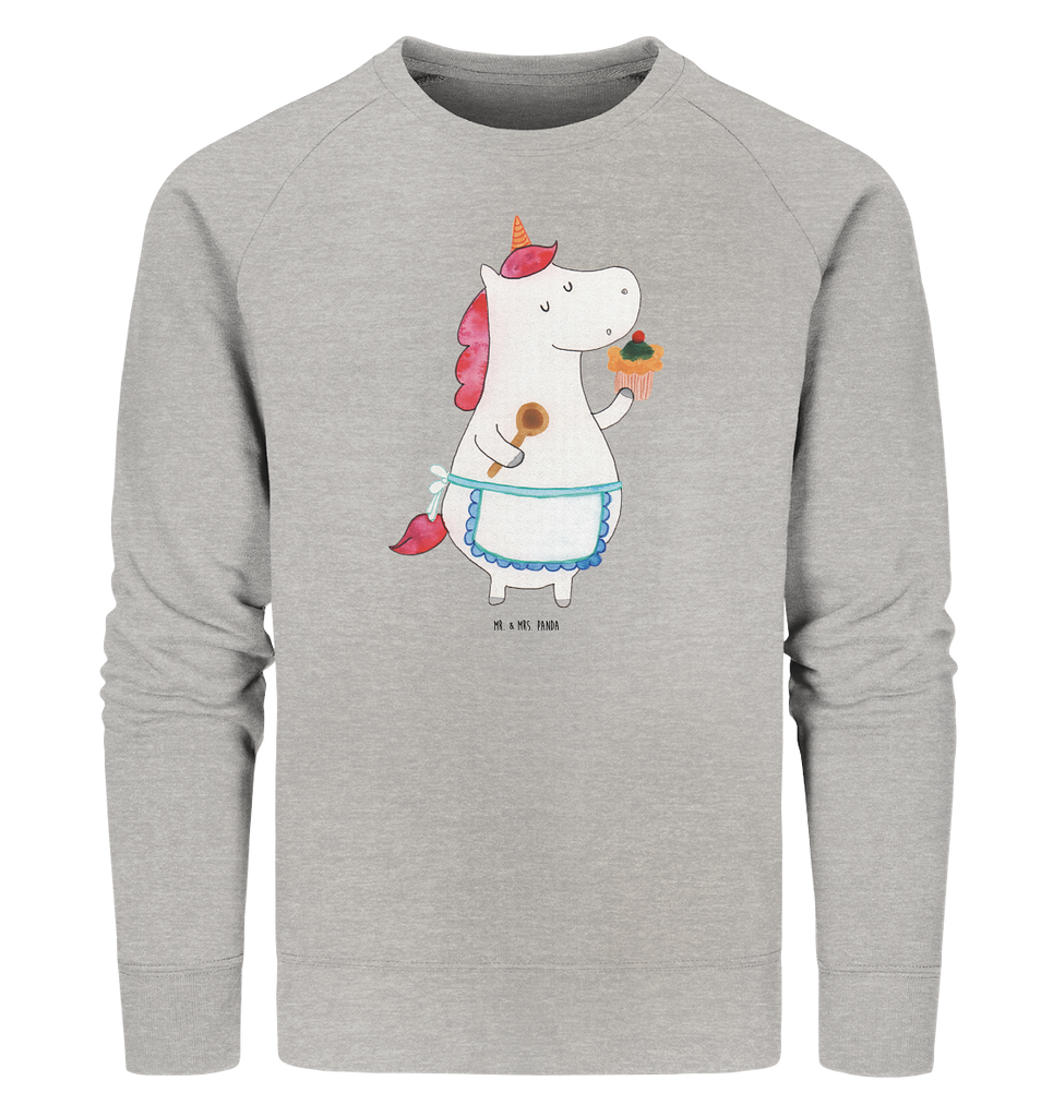 Organic Pullover Einhorn Küchenfee Pullover, Pullover Männer, Pullover Frauen, Sweatshirt, Sweatshirt Männer, Sweatshirt Frauen, Unisex, Einhorn, Einhörner, Einhorn Deko, Pegasus, Unicorn, backen, Muffin, Motivation, Träumer, träumen, Bäckerin, Hobbykoch, Koch, Torte, Kuchen