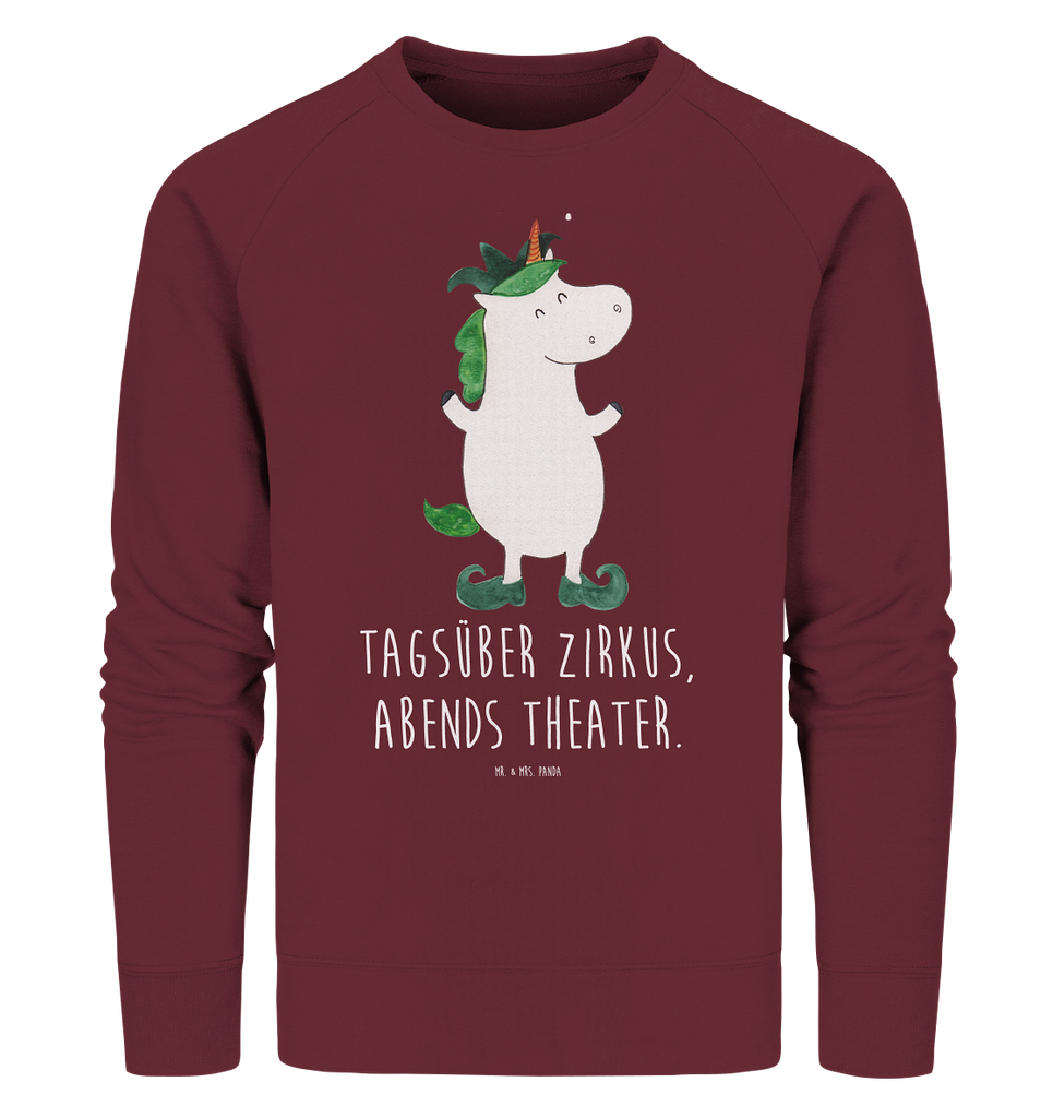 Organic Pullover Einhorn Joker Pullover, Pullover Männer, Pullover Frauen, Sweatshirt, Sweatshirt Männer, Sweatshirt Frauen, Unisex, Einhorn, Einhörner, Einhorn Deko, Pegasus, Unicorn, Hofnarr, Kasper, Gaukler, Mittelalter