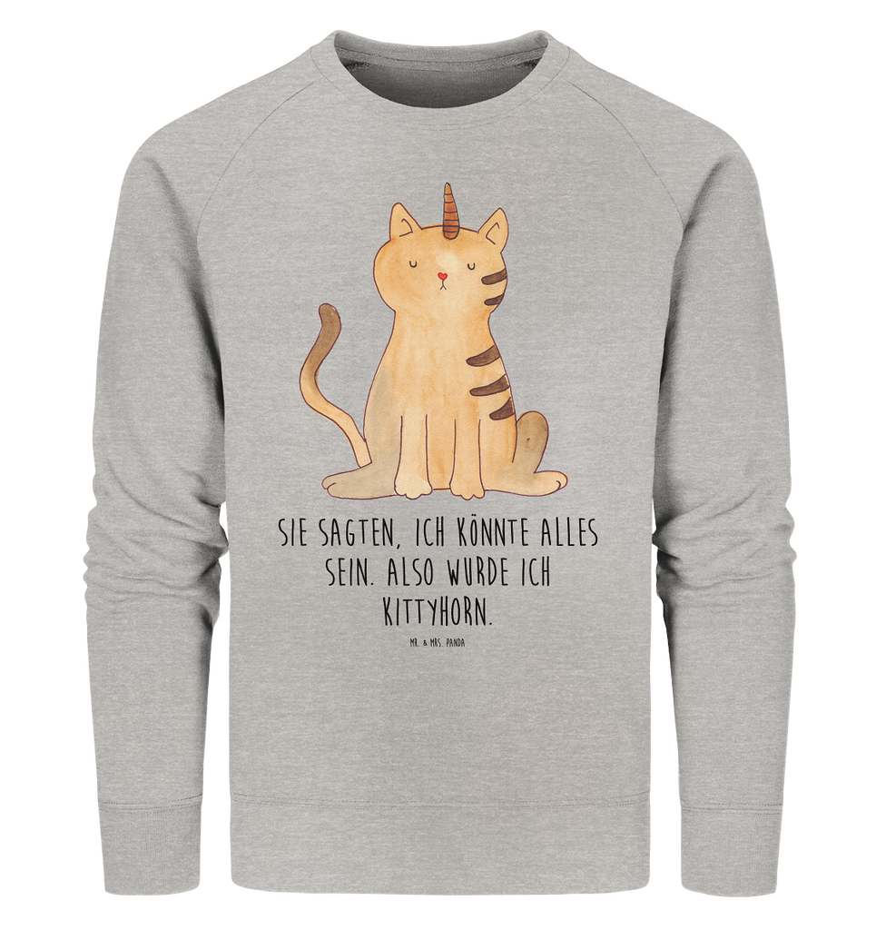 Organic Pullover Einhorn Katze Pullover, Pullover Männer, Pullover Frauen, Sweatshirt, Sweatshirt Männer, Sweatshirt Frauen, Unisex, Einhorn, Einhörner, Einhorn Deko, Pegasus, Unicorn, Katzer, Mieze, Regenbogen, Glitzer, Einhornpower, Erwachsenwerden, Katze, Katzenhorn, Einhornkatze, Kittyhorn