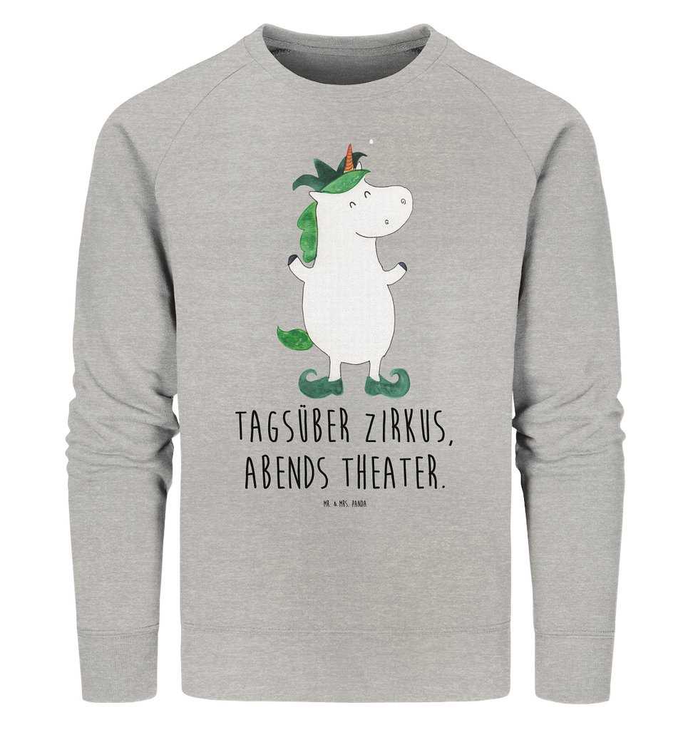 Organic Pullover Einhorn Joker Pullover, Pullover Männer, Pullover Frauen, Sweatshirt, Sweatshirt Männer, Sweatshirt Frauen, Unisex, Einhorn, Einhörner, Einhorn Deko, Pegasus, Unicorn, Hofnarr, Kasper, Gaukler, Mittelalter