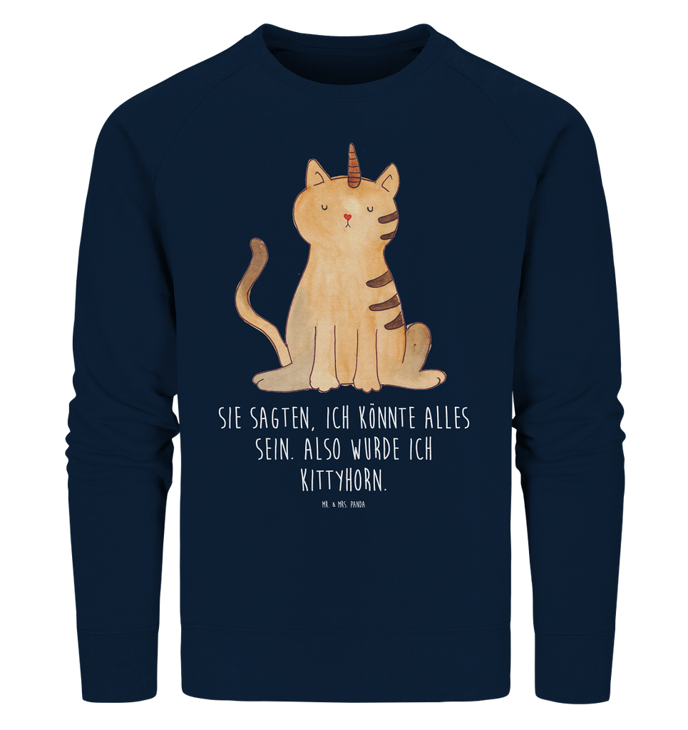Organic Pullover Einhorn Katze Pullover, Pullover Männer, Pullover Frauen, Sweatshirt, Sweatshirt Männer, Sweatshirt Frauen, Unisex, Einhorn, Einhörner, Einhorn Deko, Pegasus, Unicorn, Katzer, Mieze, Regenbogen, Glitzer, Einhornpower, Erwachsenwerden, Katze, Katzenhorn, Einhornkatze, Kittyhorn