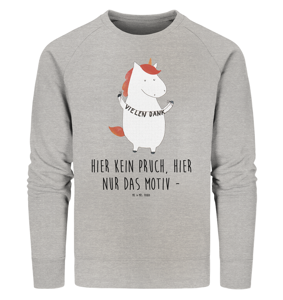 Organic Pullover Einhorn Vielen Dank Pullover, Pullover Männer, Pullover Frauen, Sweatshirt, Sweatshirt Männer, Sweatshirt Frauen, Unisex, Einhorn, Einhörner, Einhorn Deko, Pegasus, Unicorn, Danke, vielen Dank, Dankeschön, Danksagung