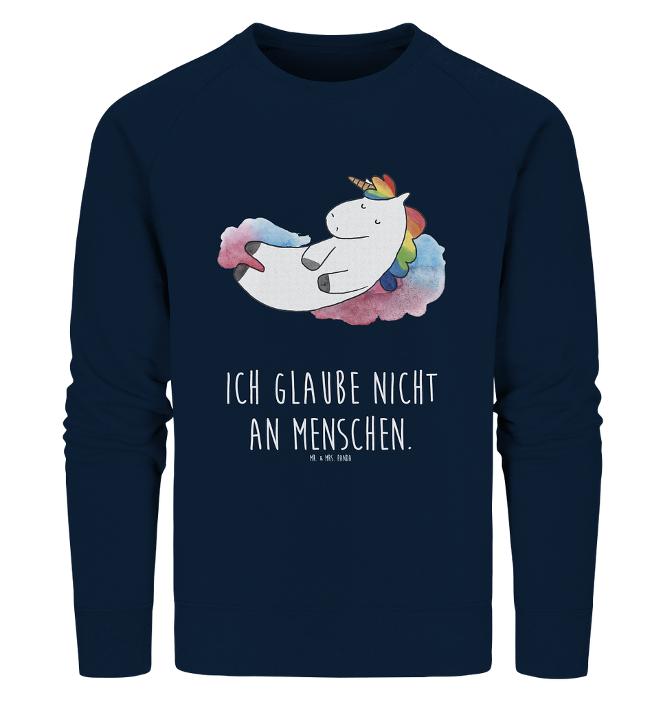 Organic Pullover Einhorn Wolke 7 Pullover, Pullover Männer, Pullover Frauen, Sweatshirt, Sweatshirt Männer, Sweatshirt Frauen, Unisex, Einhorn, Einhörner, Einhorn Deko, Pegasus, Unicorn, verliebt, Menschen, witzig, lustig, Geschenk, Glaube, Realität, Lächeln