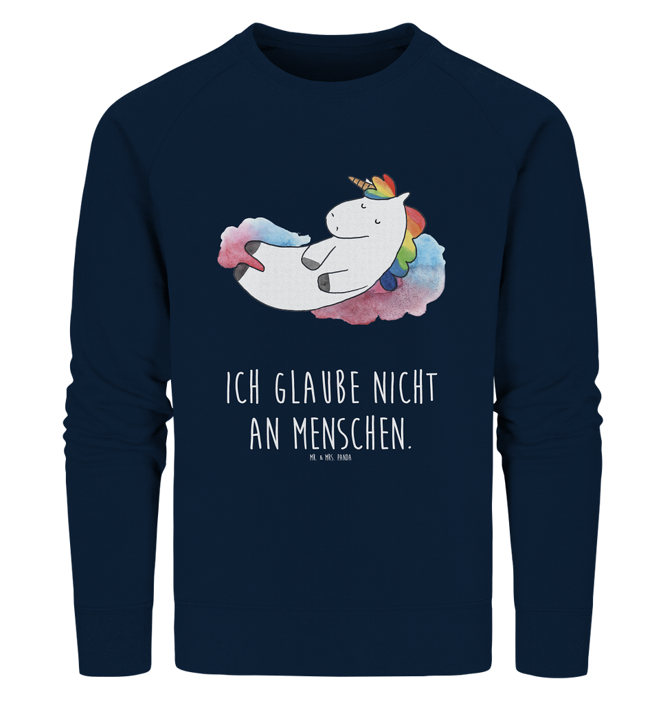 Organic Pullover Einhorn Wolke 7 Pullover, Pullover Männer, Pullover Frauen, Sweatshirt, Sweatshirt Männer, Sweatshirt Frauen, Unisex, Einhorn, Einhörner, Einhorn Deko, Pegasus, Unicorn, verliebt, Menschen, witzig, lustig, Geschenk, Glaube, Realität, Lächeln