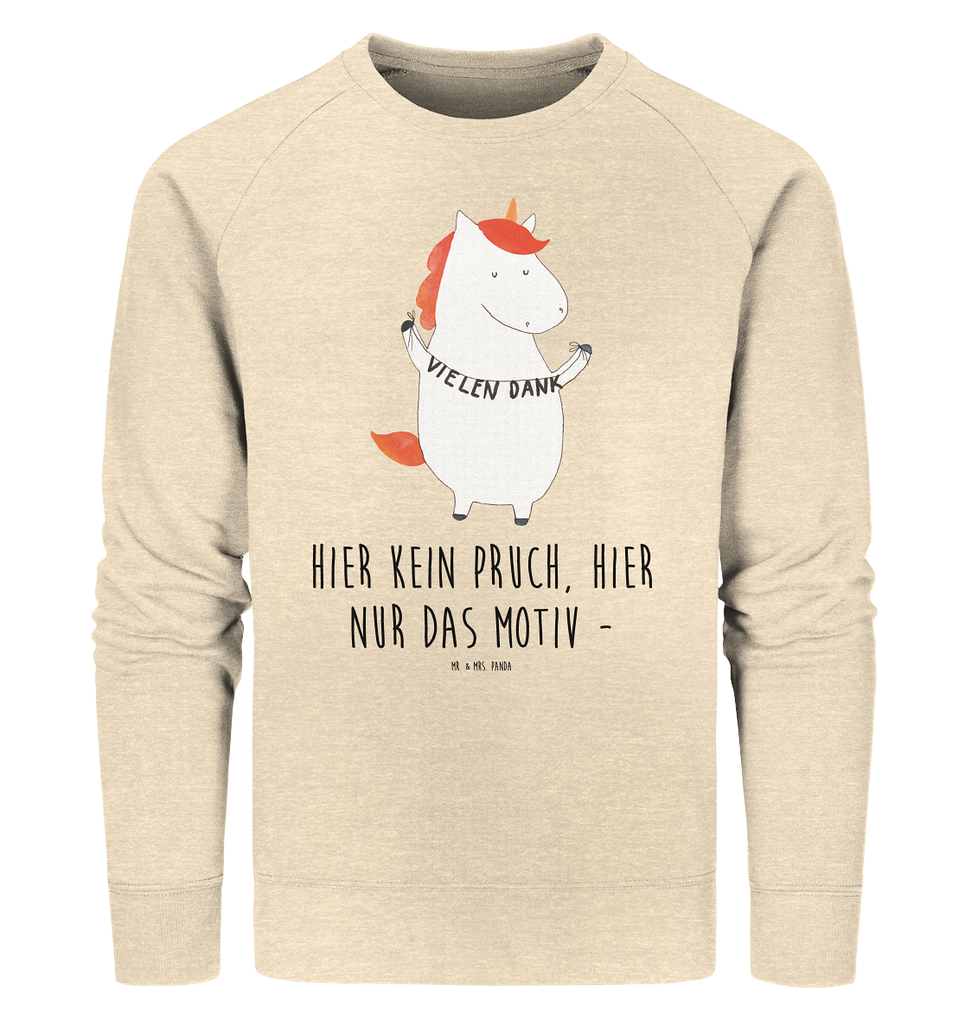 Organic Pullover Einhorn Vielen Dank Pullover, Pullover Männer, Pullover Frauen, Sweatshirt, Sweatshirt Männer, Sweatshirt Frauen, Unisex, Einhorn, Einhörner, Einhorn Deko, Pegasus, Unicorn, Danke, vielen Dank, Dankeschön, Danksagung