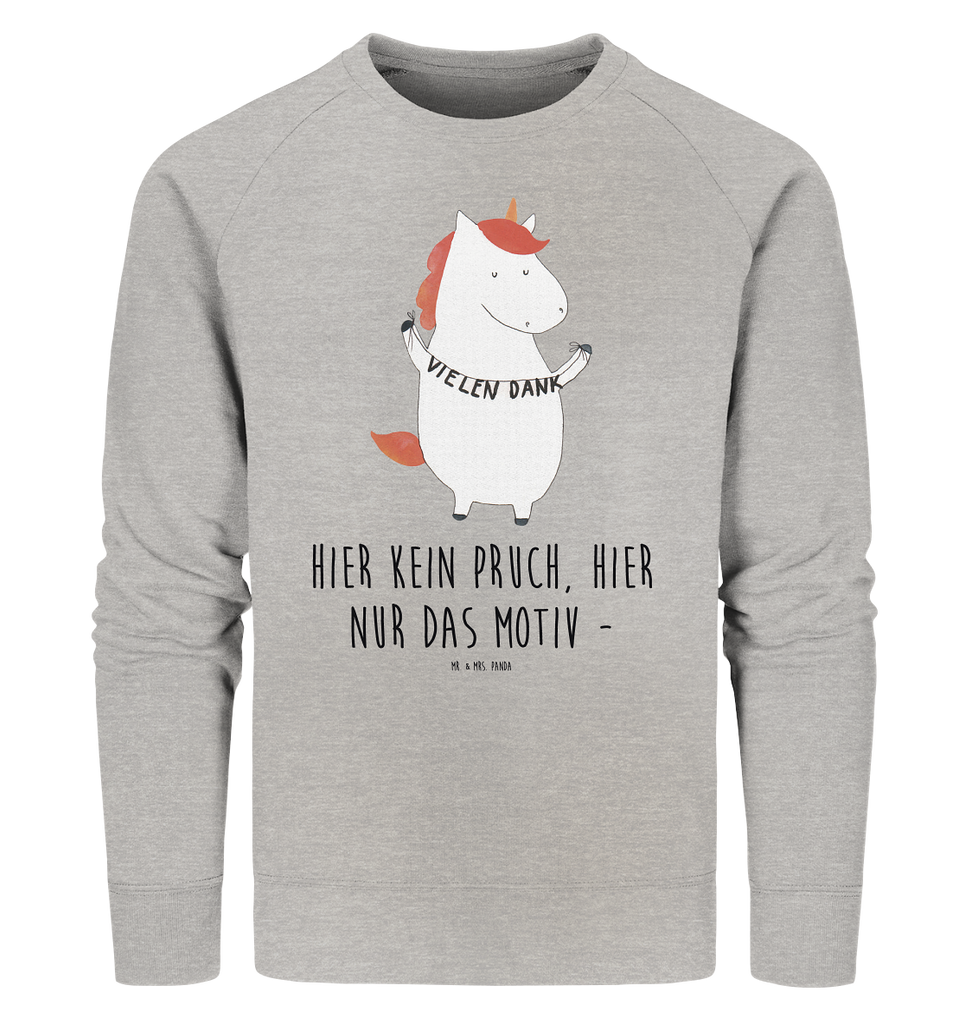 Organic Pullover Einhorn Vielen Dank Pullover, Pullover Männer, Pullover Frauen, Sweatshirt, Sweatshirt Männer, Sweatshirt Frauen, Unisex, Einhorn, Einhörner, Einhorn Deko, Pegasus, Unicorn, Danke, vielen Dank, Dankeschön, Danksagung