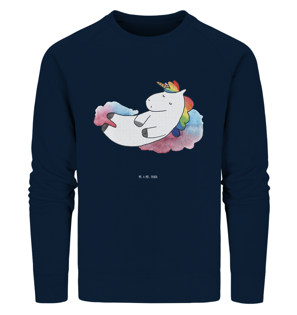Organic Pullover Einhorn Wolke 7 Pullover, Pullover Männer, Pullover Frauen, Sweatshirt, Sweatshirt Männer, Sweatshirt Frauen, Unisex, Einhorn, Einhörner, Einhorn Deko, Pegasus, Unicorn, verliebt, Menschen, witzig, lustig, Geschenk, Glaube, Realität, Lächeln