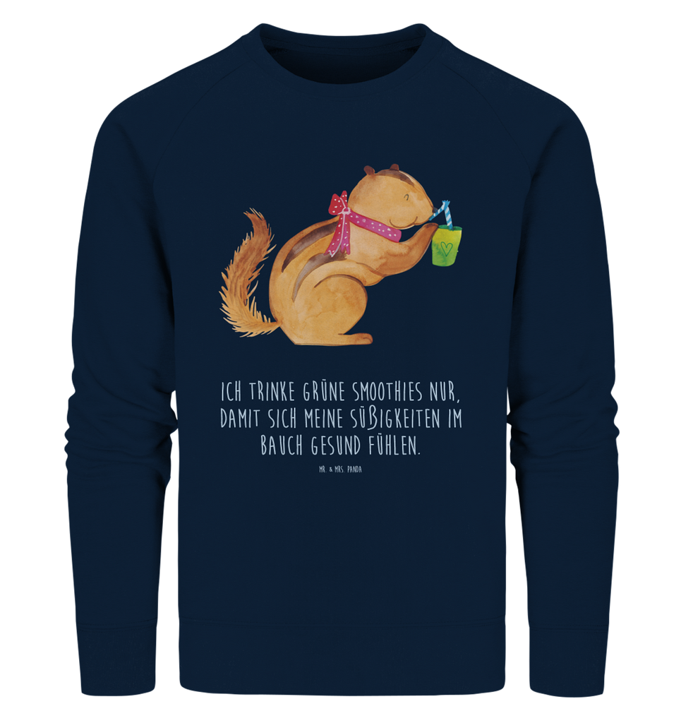 Organic Pullover Eichhörnchen Smoothie Pullover, Pullover Männer, Pullover Frauen, Sweatshirt, Sweatshirt Männer, Sweatshirt Frauen, Unisex, Tiermotive, Gute Laune, lustige Sprüche, Tiere, Green Smoothies, Diät, Abnehmen, Streifenhörnchen, Eichhörnchen