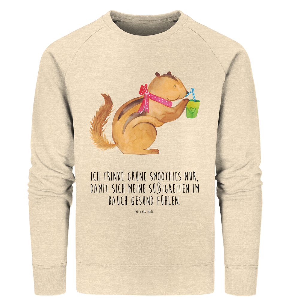 Organic Pullover Eichhörnchen Smoothie Pullover, Pullover Männer, Pullover Frauen, Sweatshirt, Sweatshirt Männer, Sweatshirt Frauen, Unisex, Tiermotive, Gute Laune, lustige Sprüche, Tiere, Green Smoothies, Diät, Abnehmen, Streifenhörnchen, Eichhörnchen