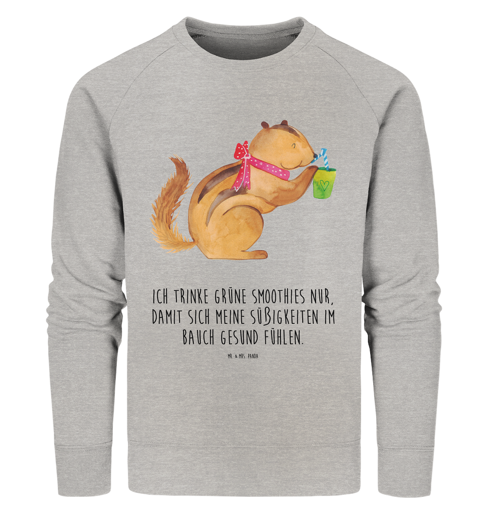 Organic Pullover Eichhörnchen Smoothie Pullover, Pullover Männer, Pullover Frauen, Sweatshirt, Sweatshirt Männer, Sweatshirt Frauen, Unisex, Tiermotive, Gute Laune, lustige Sprüche, Tiere, Green Smoothies, Diät, Abnehmen, Streifenhörnchen, Eichhörnchen