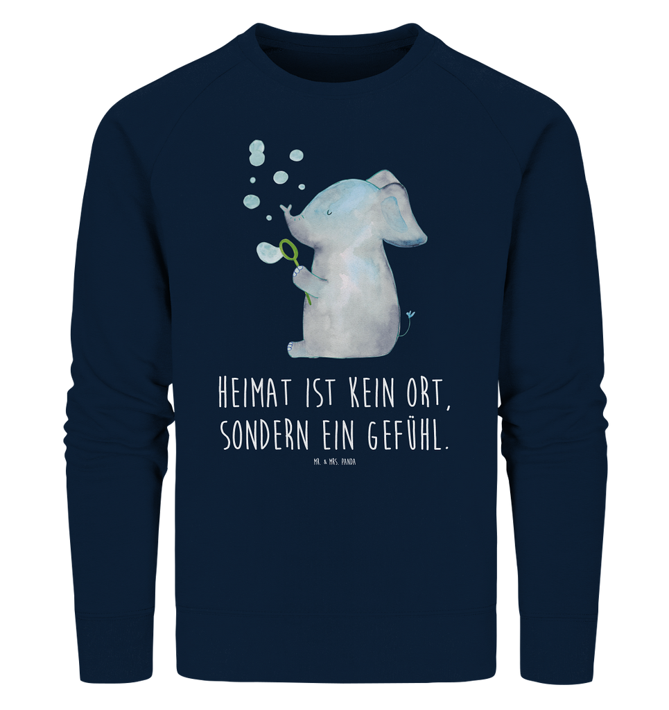 Organic Pullover Elefant Seifenblasen Pullover, Pullover Männer, Pullover Frauen, Sweatshirt, Sweatshirt Männer, Sweatshirt Frauen, Unisex, Tiermotive, Gute Laune, lustige Sprüche, Tiere, Elefant, Elefanten, Dickhäter, Rüsseltier, Seifenblasen, Liebe, Heimat, Gefühl. Daheim, Liebesbeweis, Liebesspruch