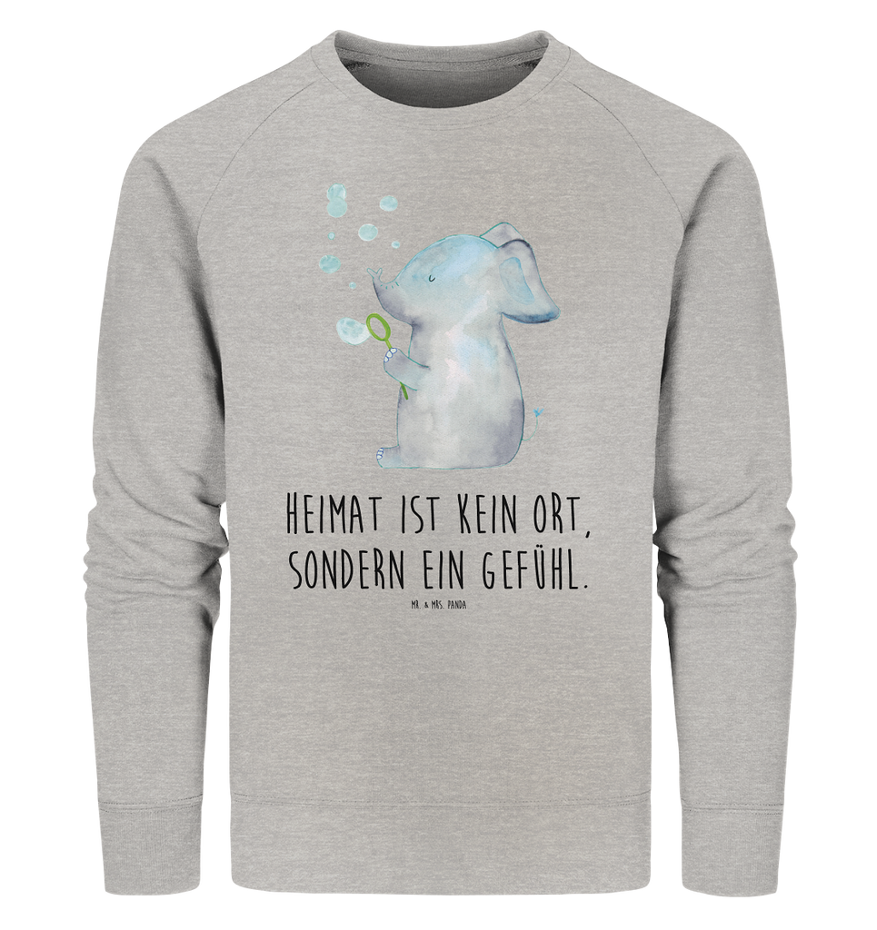 Organic Pullover Elefant Seifenblasen Pullover, Pullover Männer, Pullover Frauen, Sweatshirt, Sweatshirt Männer, Sweatshirt Frauen, Unisex, Tiermotive, Gute Laune, lustige Sprüche, Tiere, Elefant, Elefanten, Dickhäter, Rüsseltier, Seifenblasen, Liebe, Heimat, Gefühl. Daheim, Liebesbeweis, Liebesspruch