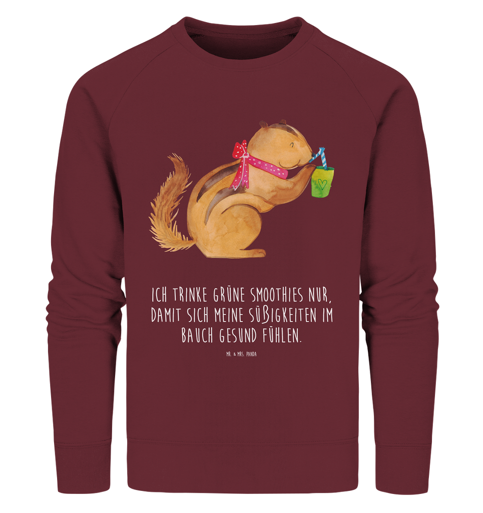 Organic Pullover Eichhörnchen Smoothie Pullover, Pullover Männer, Pullover Frauen, Sweatshirt, Sweatshirt Männer, Sweatshirt Frauen, Unisex, Tiermotive, Gute Laune, lustige Sprüche, Tiere, Green Smoothies, Diät, Abnehmen, Streifenhörnchen, Eichhörnchen