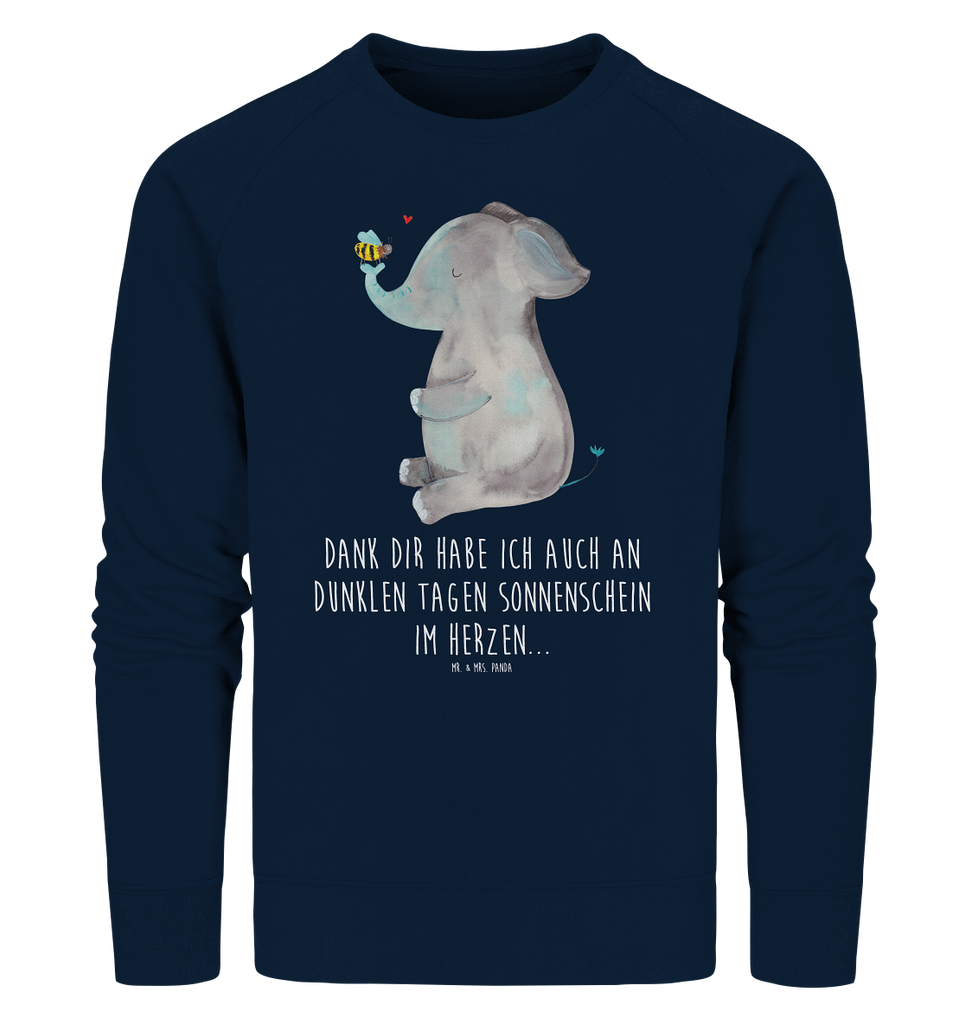 Organic Pullover Elefant & Biene Pullover, Pullover Männer, Pullover Frauen, Sweatshirt, Sweatshirt Männer, Sweatshirt Frauen, Unisex, Tiermotive, Gute Laune, lustige Sprüche, Tiere, Elefant, Biene, Liebe, Liebesbeweis, Jahrestag, Liebesgeschenk, Heiratsantrag, Hochzeitsgeschenk, Liebesspruch