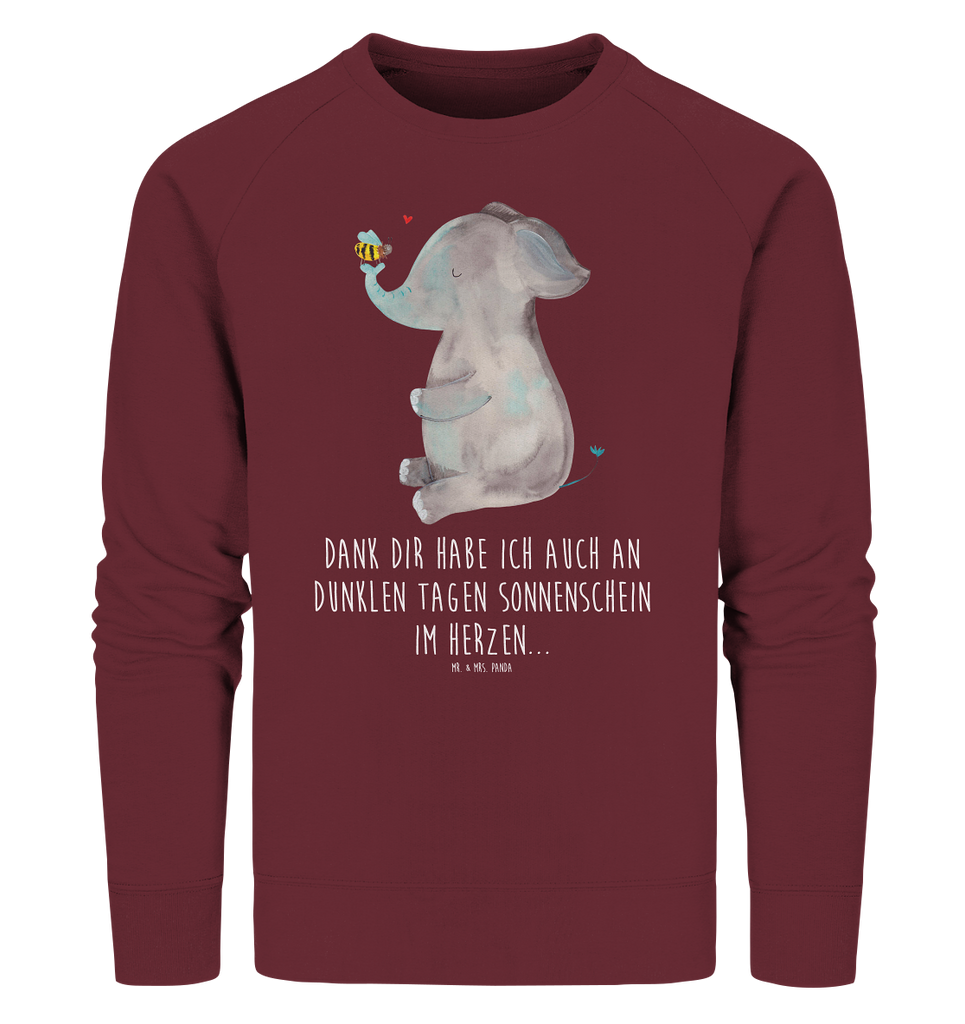 Organic Pullover Elefant & Biene Pullover, Pullover Männer, Pullover Frauen, Sweatshirt, Sweatshirt Männer, Sweatshirt Frauen, Unisex, Tiermotive, Gute Laune, lustige Sprüche, Tiere, Elefant, Biene, Liebe, Liebesbeweis, Jahrestag, Liebesgeschenk, Heiratsantrag, Hochzeitsgeschenk, Liebesspruch