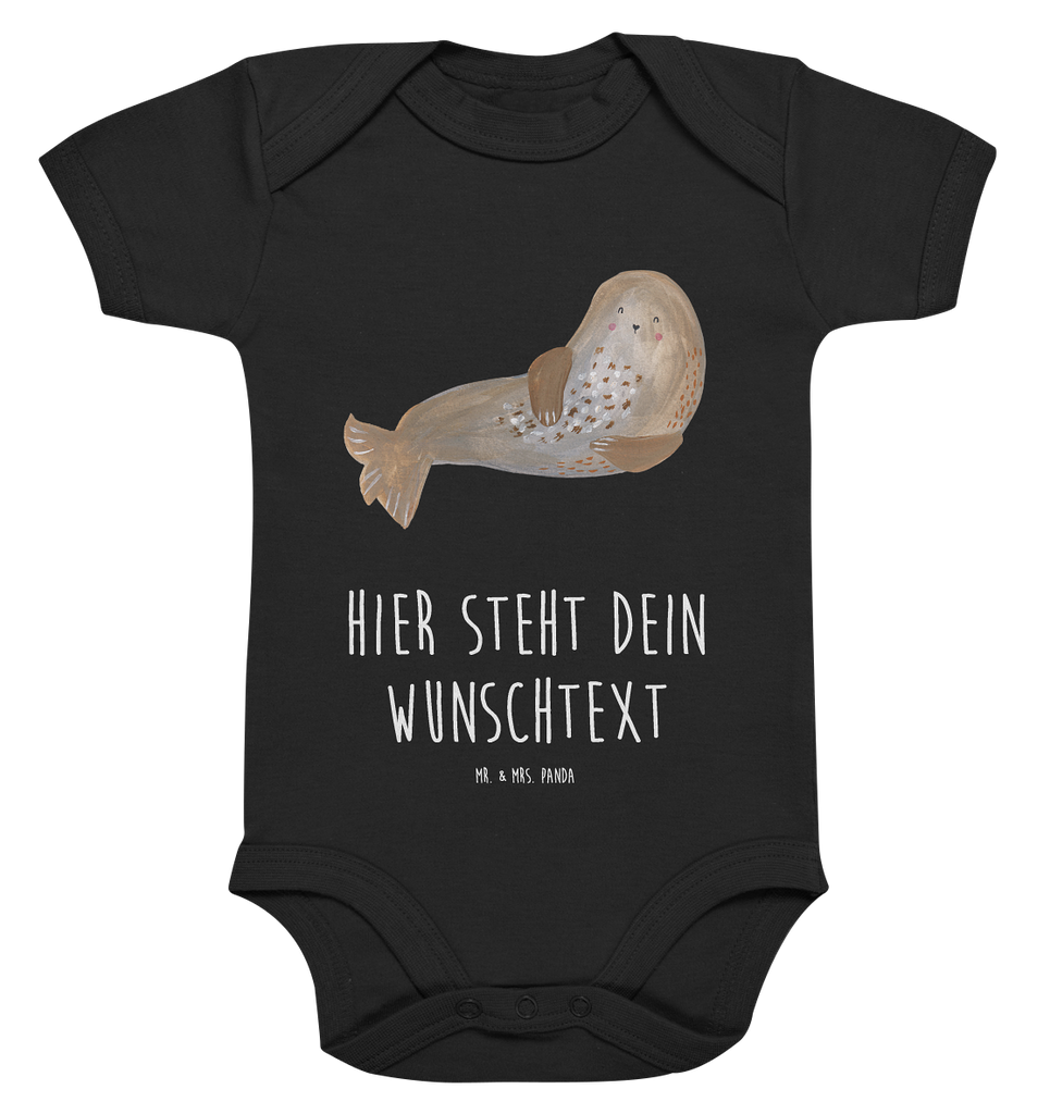 Personalisierter Baby Body Robbe lachend Personalisierter Baby Body, Personalisierte Babykleidung, Personalisierter Babystrampler, Personalisierter Strampler, Personalisierter Wickelbody, Personalisierte Baby Erstausstattung, Junge, Mädchen, Tiermotive, Gute Laune, lustige Sprüche, Tiere, Robbe, Robben, Seehund, Strand, Meerestier, Ostsee, Nordsee