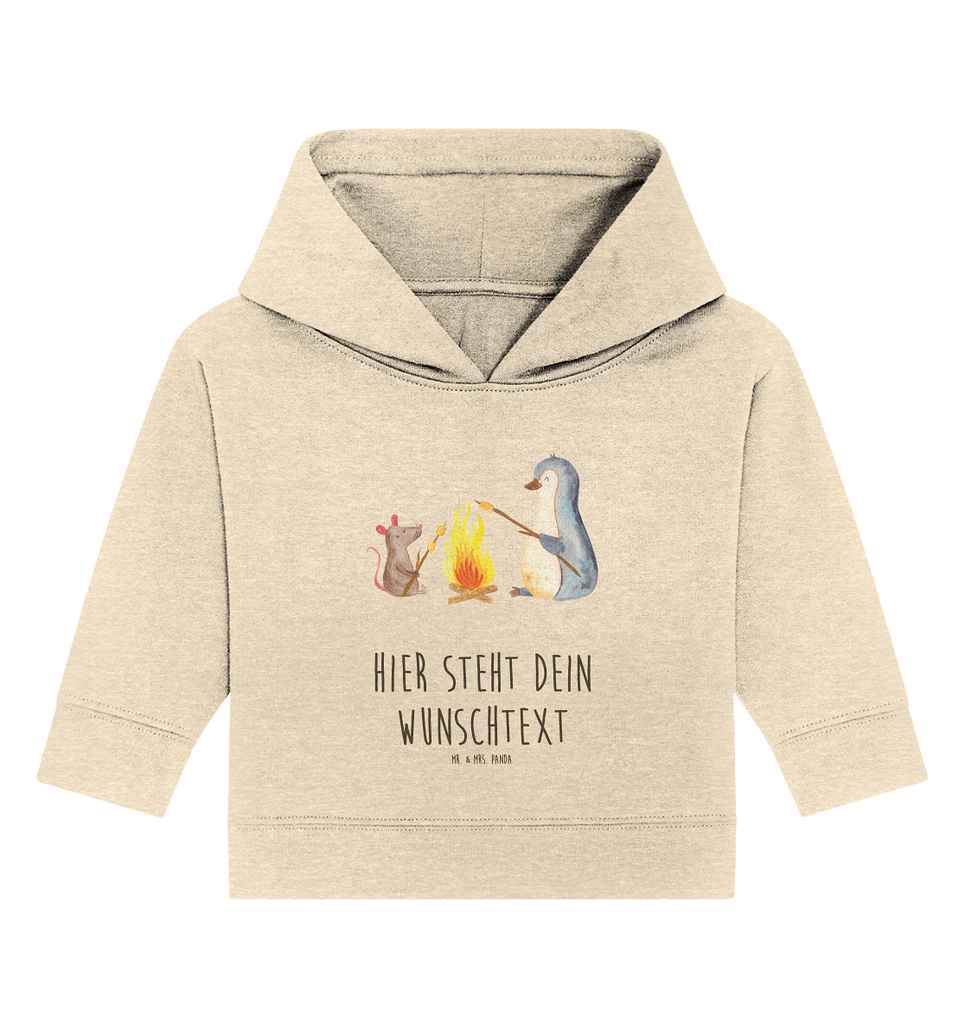 Personalisierter Baby Hoodie Pinguin Lagerfeuer Personalisierter Baby Hoodie, Baby Hoodie mit Namen, Babyhoodie Wunschtext, Pinguin, Maus, Pinguine, Lagerfeuer, Leben, Arbeit, Job, Motivation, Büro, Büroalltag, Lebensspruch, Lebensmotivation, Neustart, Liebe, grillen, Feuer, Marshmallows