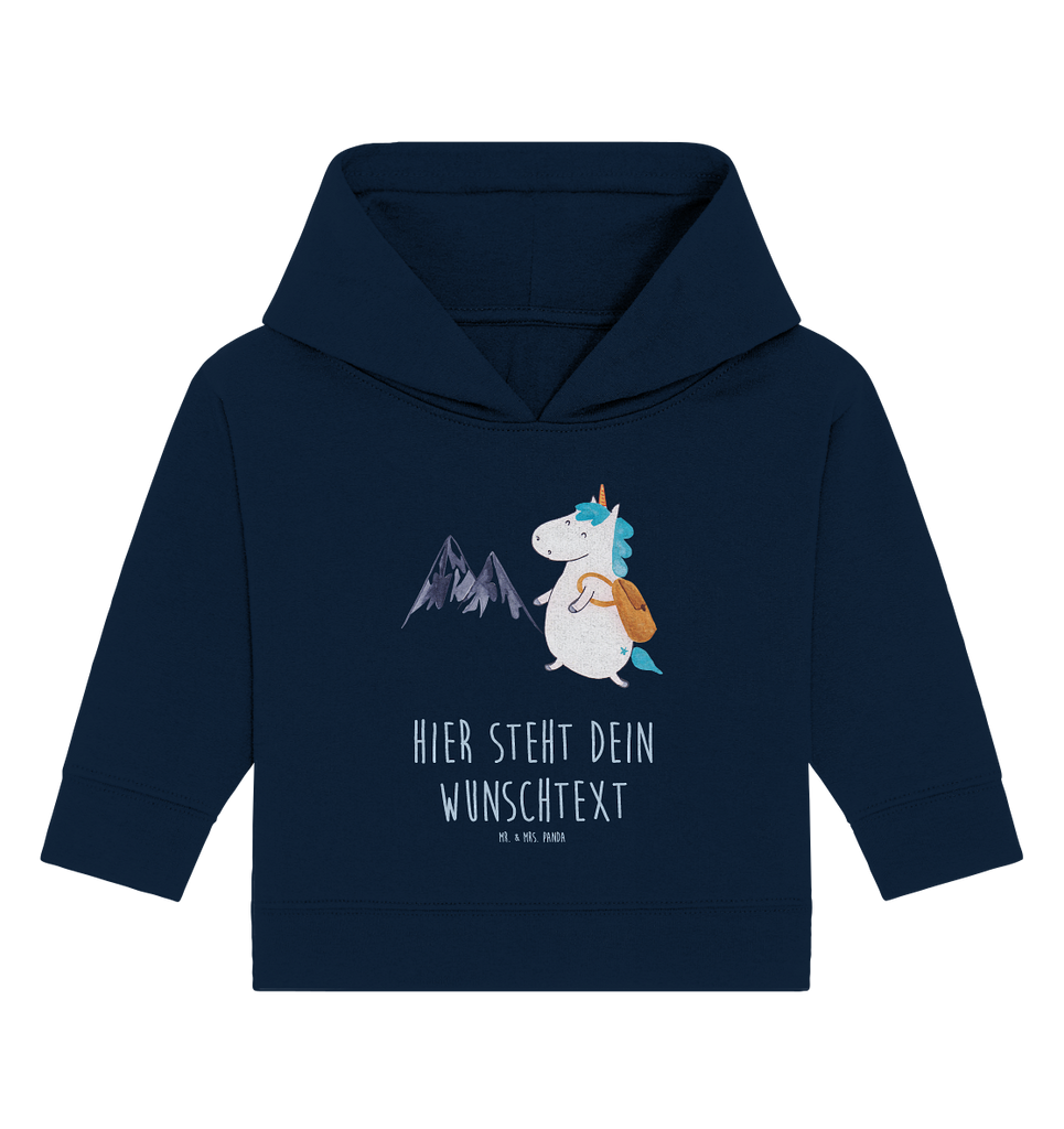 Personalisierter Baby Hoodie Einhorn Bergsteiger Personalisierter Baby Hoodie, Baby Hoodie mit Namen, Babyhoodie Wunschtext, Einhorn, Einhörner, Einhorn Deko, Pegasus, Unicorn, Bergsteiger, Abenteuer, Berge, Abenteurer, Weltenbummler, Weltreise, Reisen, Urlaub, Entdecker