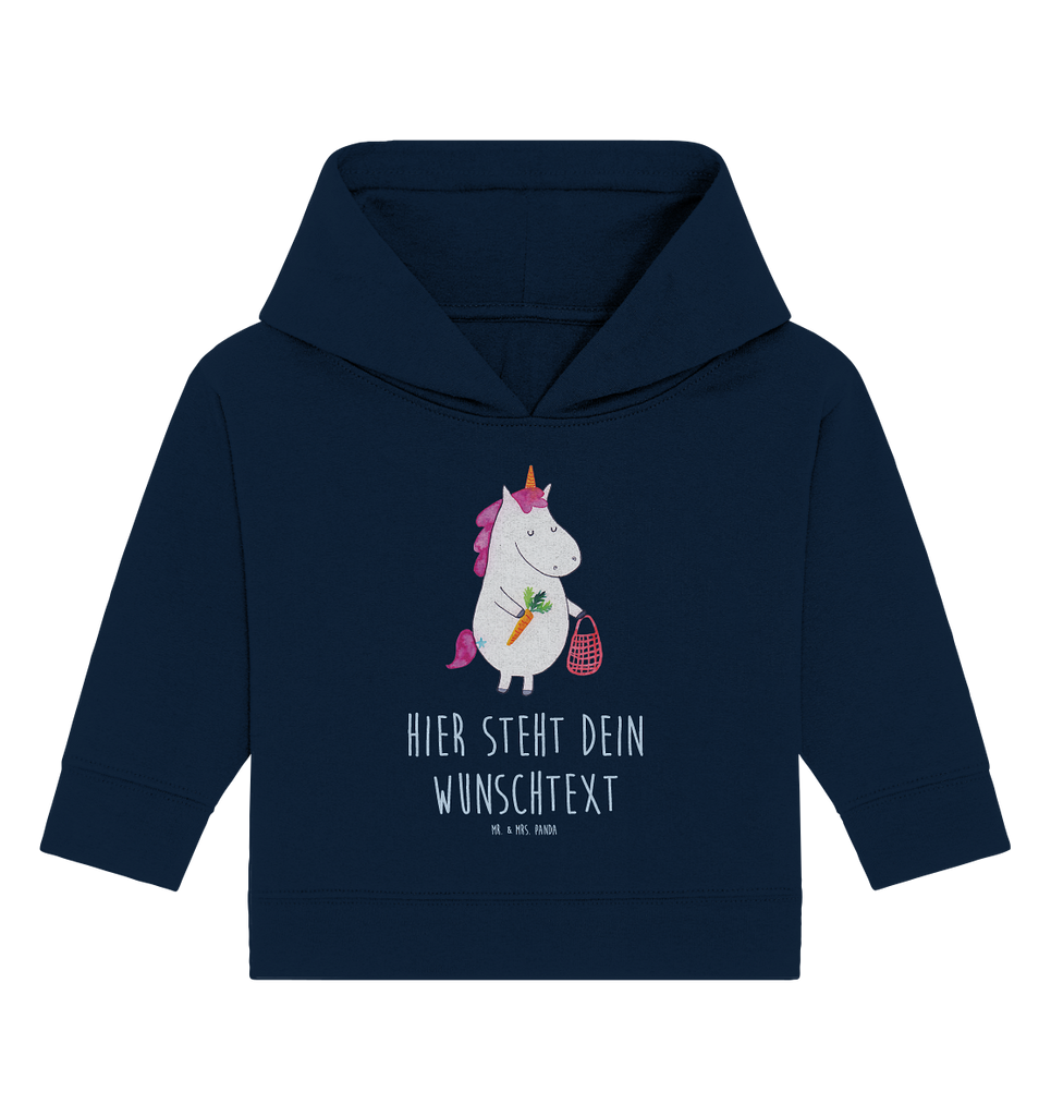 Personalisierter Baby Hoodie Einhorn Gemüse Personalisierter Baby Hoodie, Baby Hoodie mit Namen, Babyhoodie Wunschtext, Einhorn, Einhörner, Einhorn Deko, Pegasus, Unicorn, Biomarkt, Bio, Gemüse, Wochenmarkt