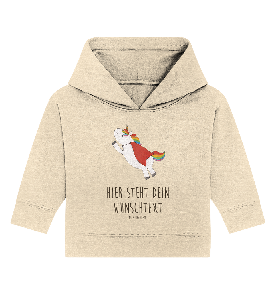 Personalisierter Baby Hoodie Einhorn Super Personalisierter Baby Hoodie, Baby Hoodie mit Namen, Babyhoodie Wunschtext, Einhorn, Einhörner, Einhorn Deko, Pegasus, Unicorn, Traummann, Superheld, Held, Freundin, Geschenk, Girl, Mädchen