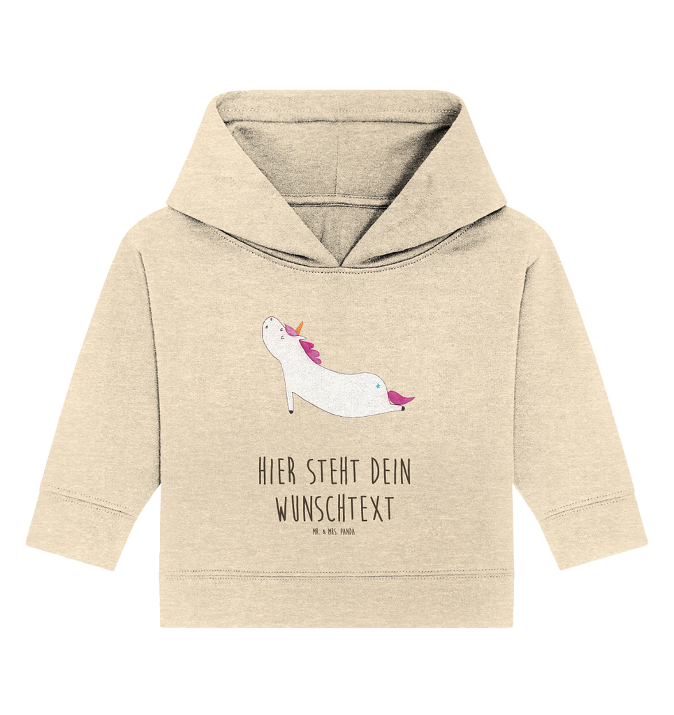 Personalisierter Baby Hoodie Einhorn Yoga Personalisierter Baby Hoodie, Baby Hoodie mit Namen, Babyhoodie Wunschtext, Einhorn, Einhörner, Einhorn Deko, Pegasus, Unicorn, Yoga, Namaste, Achtsamkeit, Entspannung, Joga, Yogamatte, Sport, lustig, witzig, süß