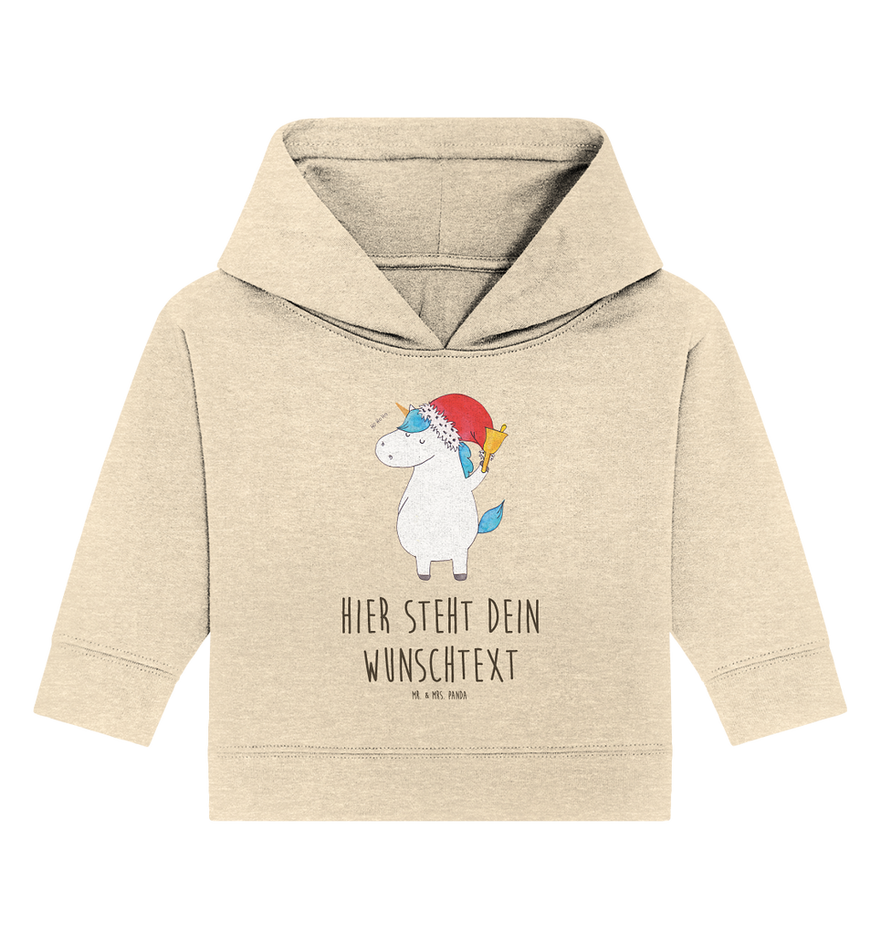 Personalisierter Baby Hoodie Einhorn Weihnachtsmann Personalisierter Baby Hoodie, Baby Hoodie mit Namen, Babyhoodie Wunschtext, Einhorn, Einhörner, Einhorn Deko, Pegasus, Unicorn, Gin, Schokolade, Schoki, Weihnachten, Weihnachtsmann, Nikolaus, Wunschzettel, Wunschliste, Feenstaub