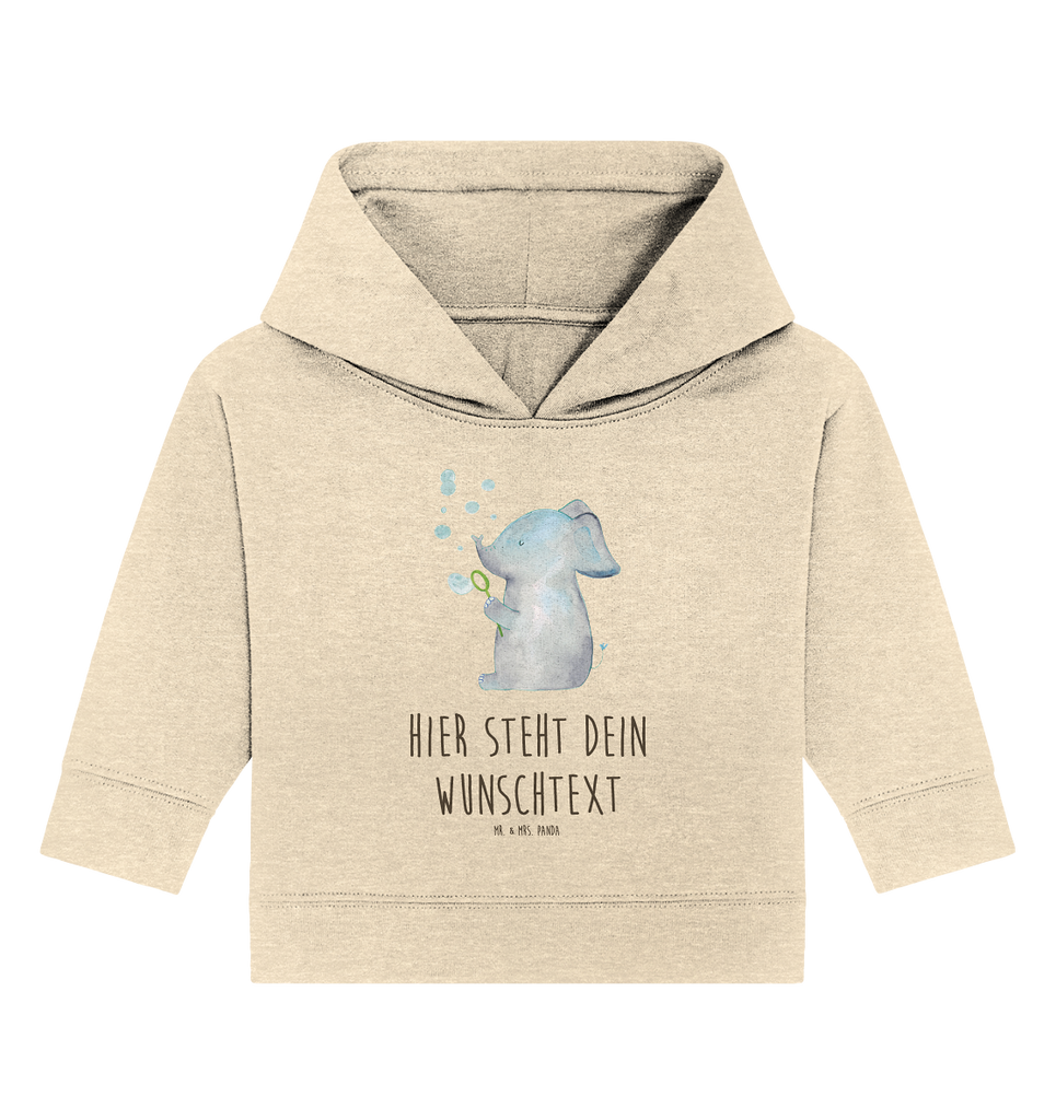 Personalisierter Baby Hoodie Elefant Seifenblasen Personalisierter Baby Hoodie, Baby Hoodie mit Namen, Babyhoodie Wunschtext, Tiermotive, Gute Laune, lustige Sprüche, Tiere, Elefant, Elefanten, Dickhäter, Rüsseltier, Seifenblasen, Liebe, Heimat, Gefühl. Daheim, Liebesbeweis, Liebesspruch