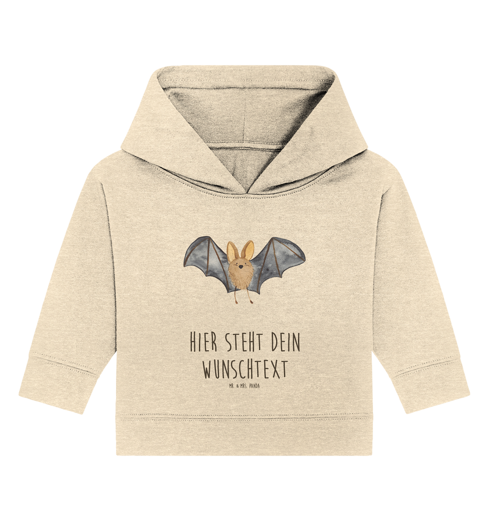 Personalisierter Baby Hoodie Fledermaus Flügel Personalisierter Baby Hoodie, Baby Hoodie mit Namen, Babyhoodie Wunschtext, Tiermotive, Gute Laune, lustige Sprüche, Tiere