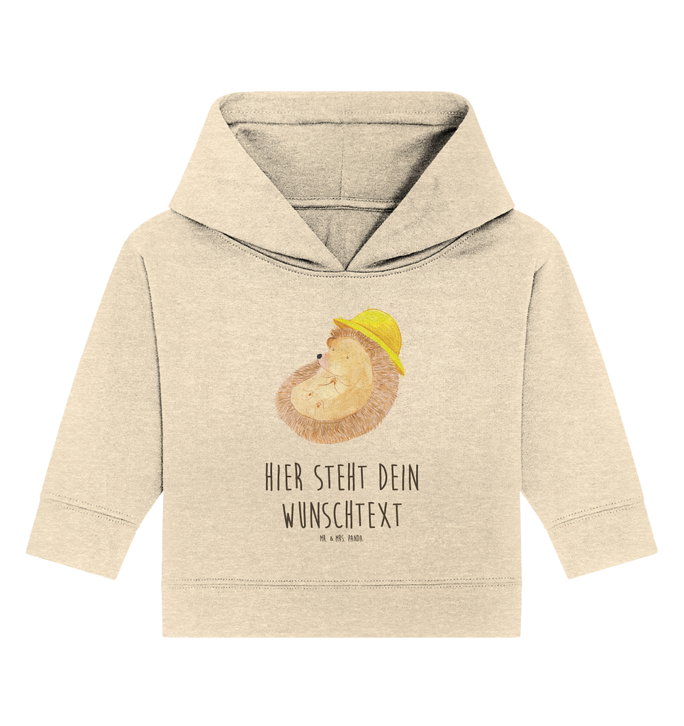 Personalisierter Baby Hoodie Igel betet Personalisierter Baby Hoodie, Baby Hoodie mit Namen, Babyhoodie Wunschtext, Tiermotive, Gute Laune, lustige Sprüche, Tiere, Igel, Igel mit Hut, Sonnenhut, Gott, Amen, beten, Leben, Dankbarkeit, Dankbar sein, dankbar, genießen