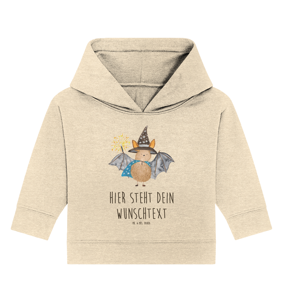 Personalisierter Baby Hoodie Fledermaus Zauberer Personalisierter Baby Hoodie, Baby Hoodie mit Namen, Babyhoodie Wunschtext, Tiermotive, Gute Laune, lustige Sprüche, Tiere, Fledermaus, Fledermäuse, Zauberer, Magier, Frauen, reinsteigern