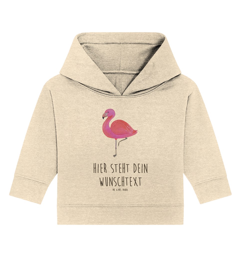 Personalisierter Baby Hoodie Flamingo classic Personalisierter Baby Hoodie, Baby Hoodie mit Namen, Babyhoodie Wunschtext, Flamingo, Einzigartig, Selbstliebe, Stolz, ich, für mich, Spruch, Freundin, Freundinnen, Außenseiter, Sohn, Tochter, Geschwister