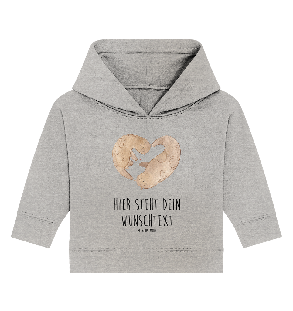 Personalisierter Baby Hoodie Otter Herz Personalisierter Baby Hoodie, Baby Hoodie mit Namen, Babyhoodie Wunschtext, Otter, Fischotter, Seeotter, Liebe, Herz, Liebesbeweis, Liebesgeschenk, Bessere Hälfte, Love you, Jahrestag, Hochzeitstag, Verlobung, gemeinsames Leben