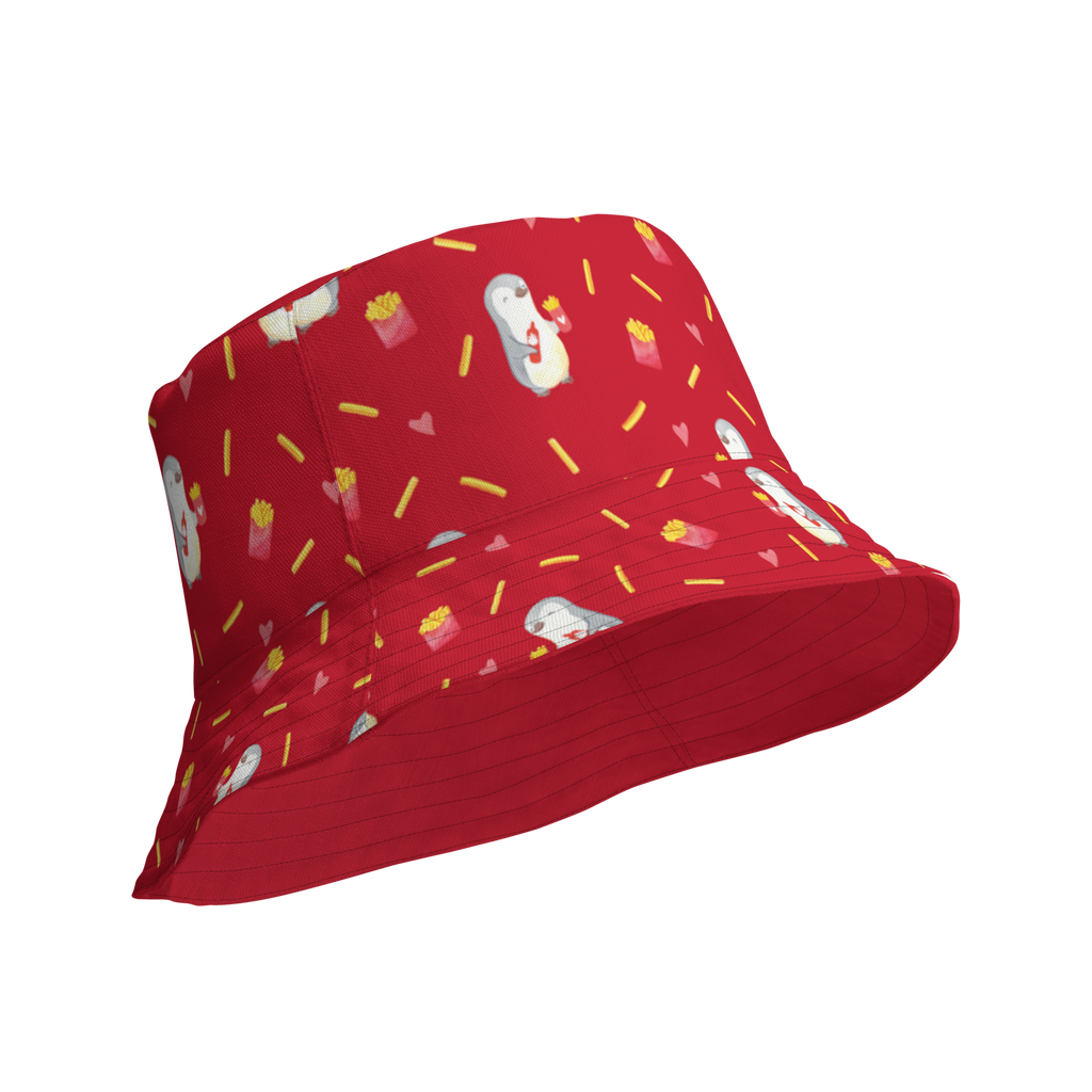 Sonnenhut Pinguin Pommes Sonnenhut, Sommerhut, Fischerhut, Anglerhut, Wendehut, Wendecap, Wendemütze, Sonnenmütze, zweifarbiger Hut, Strandhut, Freizeithut, Outdoorhut, Liebe, Partner, Freund, Freundin, Ehemann, Ehefrau, Heiraten, Verlobung, Heiratsantrag, Liebesgeschenk, Jahrestag, Hocheitstag, Valentinstag, Geschenk für Frauen, Hochzeitstag, Mitbringsel, Geschenk für Freundin, Geschenk für Partner, Liebesbeweis, für Männer, für Ehemann