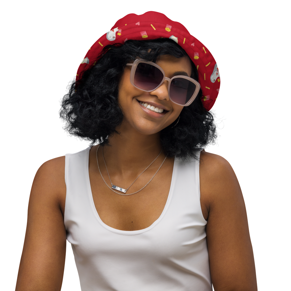 Sonnenhut Pinguin Pommes Sonnenhut, Sommerhut, Fischerhut, Anglerhut, Wendehut, Wendecap, Wendemütze, Sonnenmütze, zweifarbiger Hut, Strandhut, Freizeithut, Outdoorhut, Liebe, Partner, Freund, Freundin, Ehemann, Ehefrau, Heiraten, Verlobung, Heiratsantrag, Liebesgeschenk, Jahrestag, Hocheitstag, Valentinstag, Geschenk für Frauen, Hochzeitstag, Mitbringsel, Geschenk für Freundin, Geschenk für Partner, Liebesbeweis, für Männer, für Ehemann