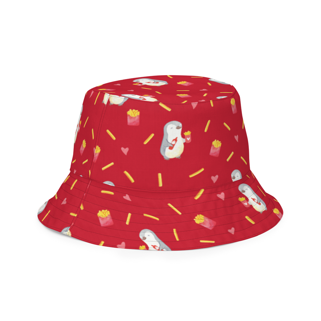 Sonnenhut Pinguin Pommes Sonnenhut, Sommerhut, Fischerhut, Anglerhut, Wendehut, Wendecap, Wendemütze, Sonnenmütze, zweifarbiger Hut, Strandhut, Freizeithut, Outdoorhut, Liebe, Partner, Freund, Freundin, Ehemann, Ehefrau, Heiraten, Verlobung, Heiratsantrag, Liebesgeschenk, Jahrestag, Hocheitstag, Valentinstag, Geschenk für Frauen, Hochzeitstag, Mitbringsel, Geschenk für Freundin, Geschenk für Partner, Liebesbeweis, für Männer, für Ehemann