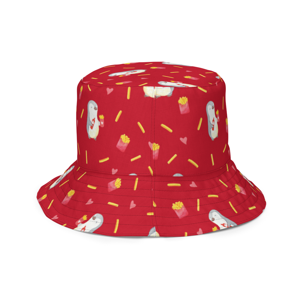 Sonnenhut Pinguin Pommes Sonnenhut, Sommerhut, Fischerhut, Anglerhut, Wendehut, Wendecap, Wendemütze, Sonnenmütze, zweifarbiger Hut, Strandhut, Freizeithut, Outdoorhut, Liebe, Partner, Freund, Freundin, Ehemann, Ehefrau, Heiraten, Verlobung, Heiratsantrag, Liebesgeschenk, Jahrestag, Hocheitstag, Valentinstag, Geschenk für Frauen, Hochzeitstag, Mitbringsel, Geschenk für Freundin, Geschenk für Partner, Liebesbeweis, für Männer, für Ehemann