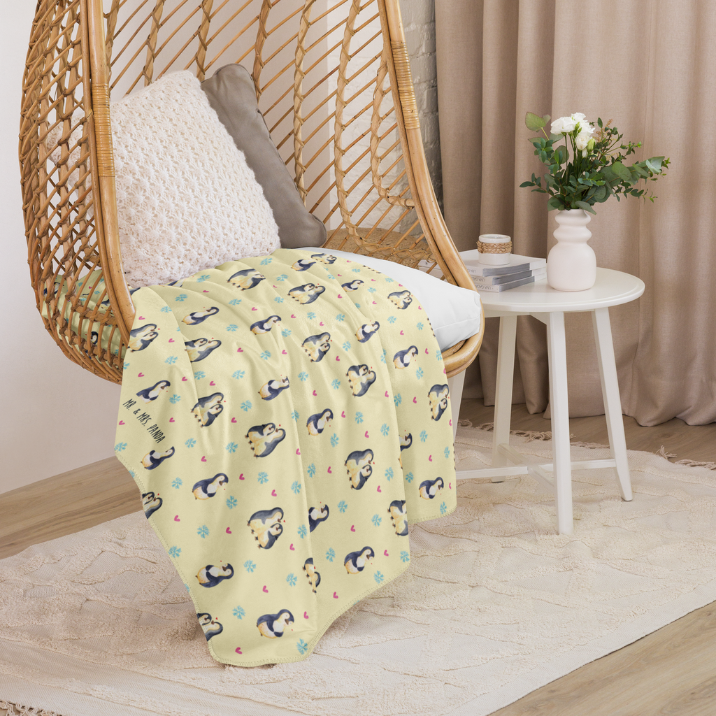 Sherpa Kuscheldecke Pinguin umarmend Pinguin, Liebe, Liebespaar, Liebesbeweis, Liebesgeschenk, Verlobung, Jahrestag, Hochzeitstag, Hochzeit, Hochzeitsgeschenk