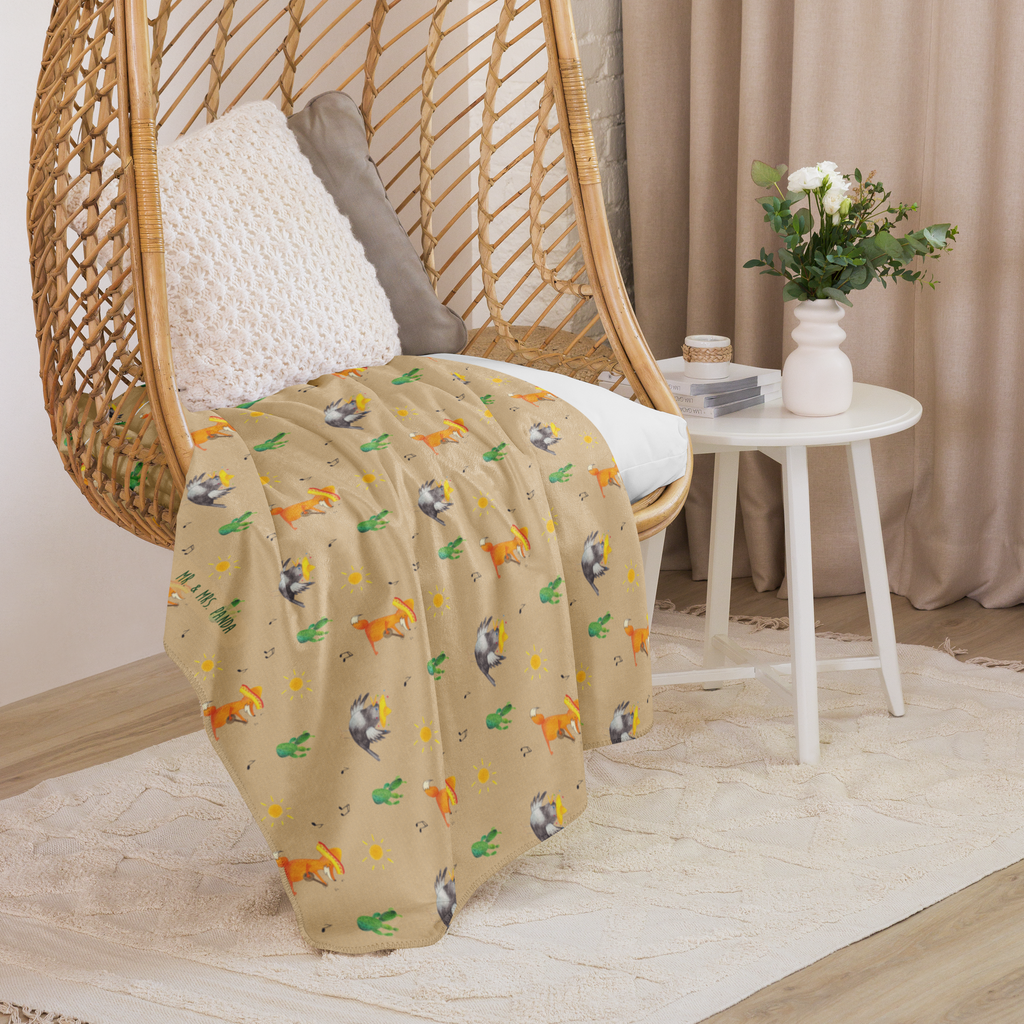 Sherpa Kuscheldecke Rabe mit Sombrero Tiermotive, Gute Laune, lustige Sprüche, Tiere, Rabe, Vogel, Vögel, Spruch positiv, fröhlich sein, glücklich sein, Glück Spruch, froh, Elster, Motivation