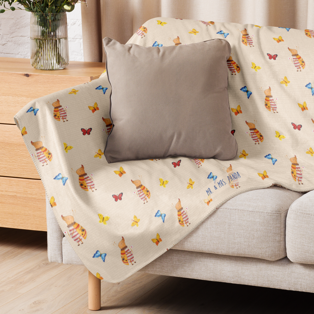 Sherpa Kuscheldecke Nachtfalter mit Fähnchen Tiermotive, Gute Laune, lustige Sprüche, Tiere, Nachtfalter, Käfer, Spruch lustig, Spruch witzig, süß, niedlich, Küche Deko, Was kostet die Welt