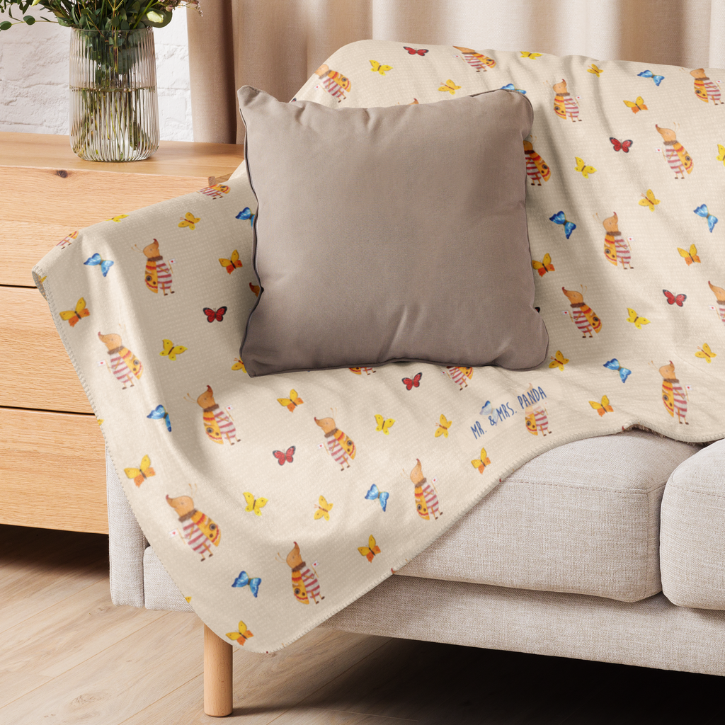 Sherpa Kuscheldecke Nachtfalter mit Fähnchen Tiermotive, Gute Laune, lustige Sprüche, Tiere, Nachtfalter, Käfer, Spruch lustig, Spruch witzig, süß, niedlich, Küche Deko, Was kostet die Welt