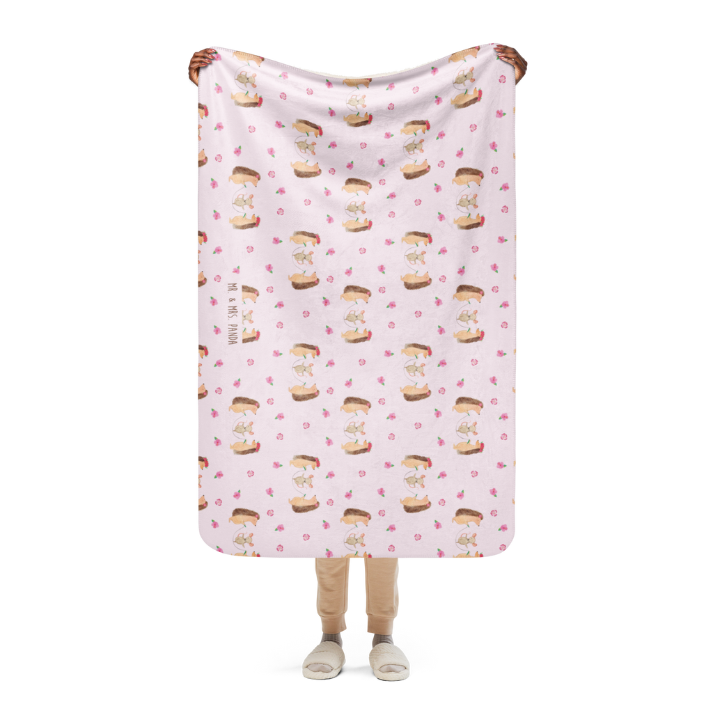 Sherpa Kuscheldecke Igel Seilhüpfen Tiermotive, Gute Laune, lustige Sprüche, Tiere, Igel, Maus, Seilspringen, Seilhüpfen, Kinder, Kindergarten