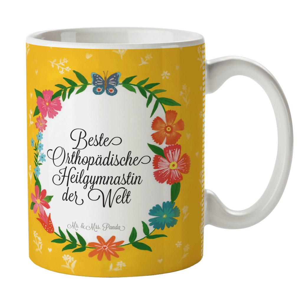 Tasse Design Frame Happy Girls Orthopädische Heilgymnastin Geschenk Becher, Kaffeetasse, Kaffeebecher, Tee, Frühstück, Büro  