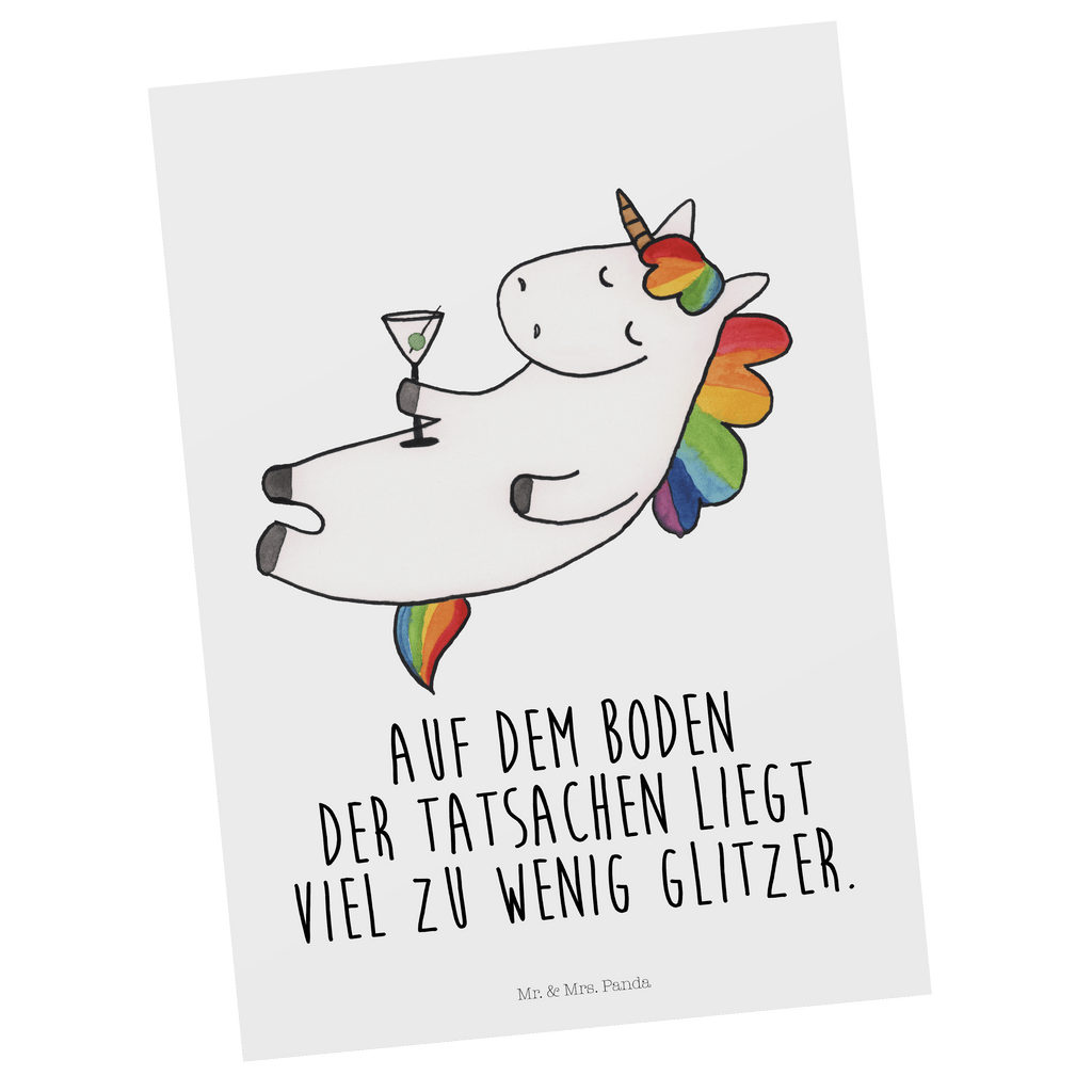 Postkarte Einhorn Cocktail Geschenkkarte, Grußkarte, Karte, Einladung, Ansichtskarte, Geburtstagskarte, Einladungskarte, Dankeskarte, Einhorn, Einhörner, Einhorn Deko, Pegasus, Unicorn, Party, Spaß, Feiern, Caipirinha, Rum, Cuba Libre, Sekt, Freundin, Geburtstag, lustig, witzig, Spruch, Glitzer