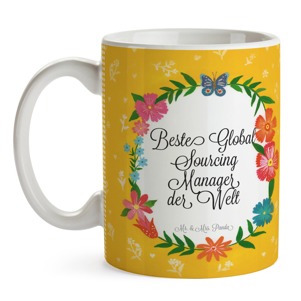 Tasse Design Frame Happy Girls Global Sourcing Manager Geschenk Becher, Kaffeetasse, Kaffeebecher, Tee, Frühstück, Büro  