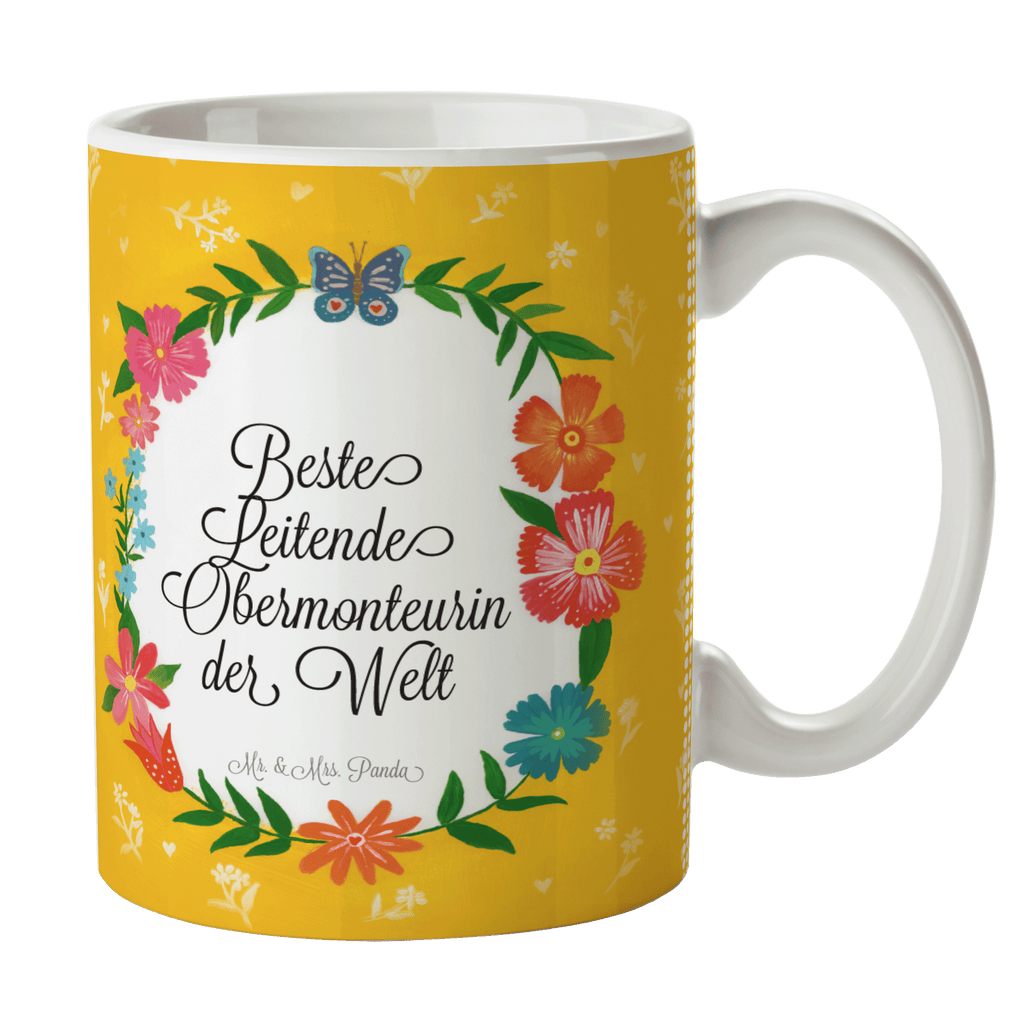 Tasse Design Frame Happy Girls Leitende Obermonteurin Geschenk Becher, Kaffeetasse, Kaffeebecher, Tee, Frühstück, Büro  